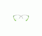 3M™ Solus™ CCS Gafas de seguridad, patillas verde lima, recubrimiento antirrayaduras/antiempañante Scotchgard™ (K y N), lente incolora, SCCS01SGAF-GRN-EU, 20/caja