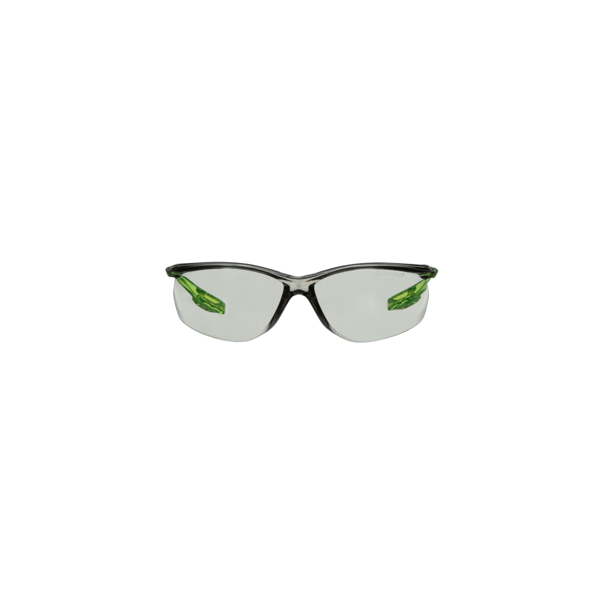 3M™ Solus™ CCS Gafas de seguridad, patillas verde lima, recubrimiento antirrayaduras/antiempañante Scotchgard™ (K y N), lente gris para interior/exterior, SCCS07SGAF-GRN-EU, 20/caja