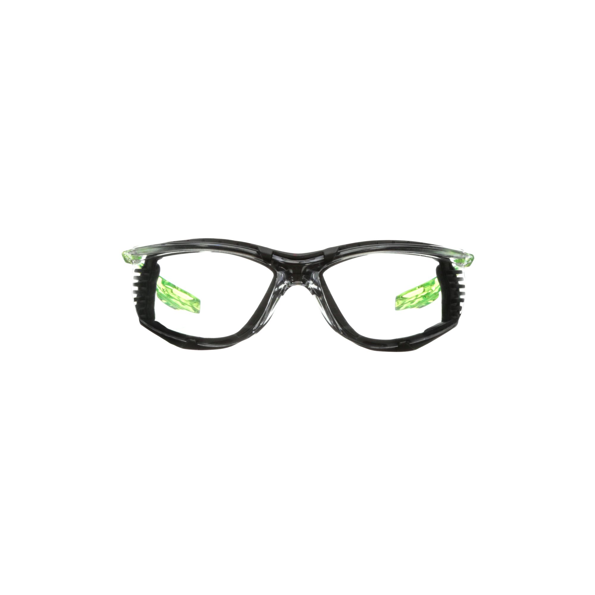 3M™ Solus™ CCS Gafas de seguridad, patillas verde lima, junta de espuma, recubrimiento antiempañante/antirrayaduras Scotchgard™ (K y N), lente incolora, SCCS01SGAF-GRN-F-EU, 20/caja