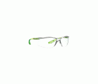 3M™ Solus™ CCS Gafas de seguridad, patillas verde lima, recubrimiento antirrayaduras/antiempañante Scotchgard™ (K y N), lente incolora, SCCS01SGAF-GRN-EU, 20/caja