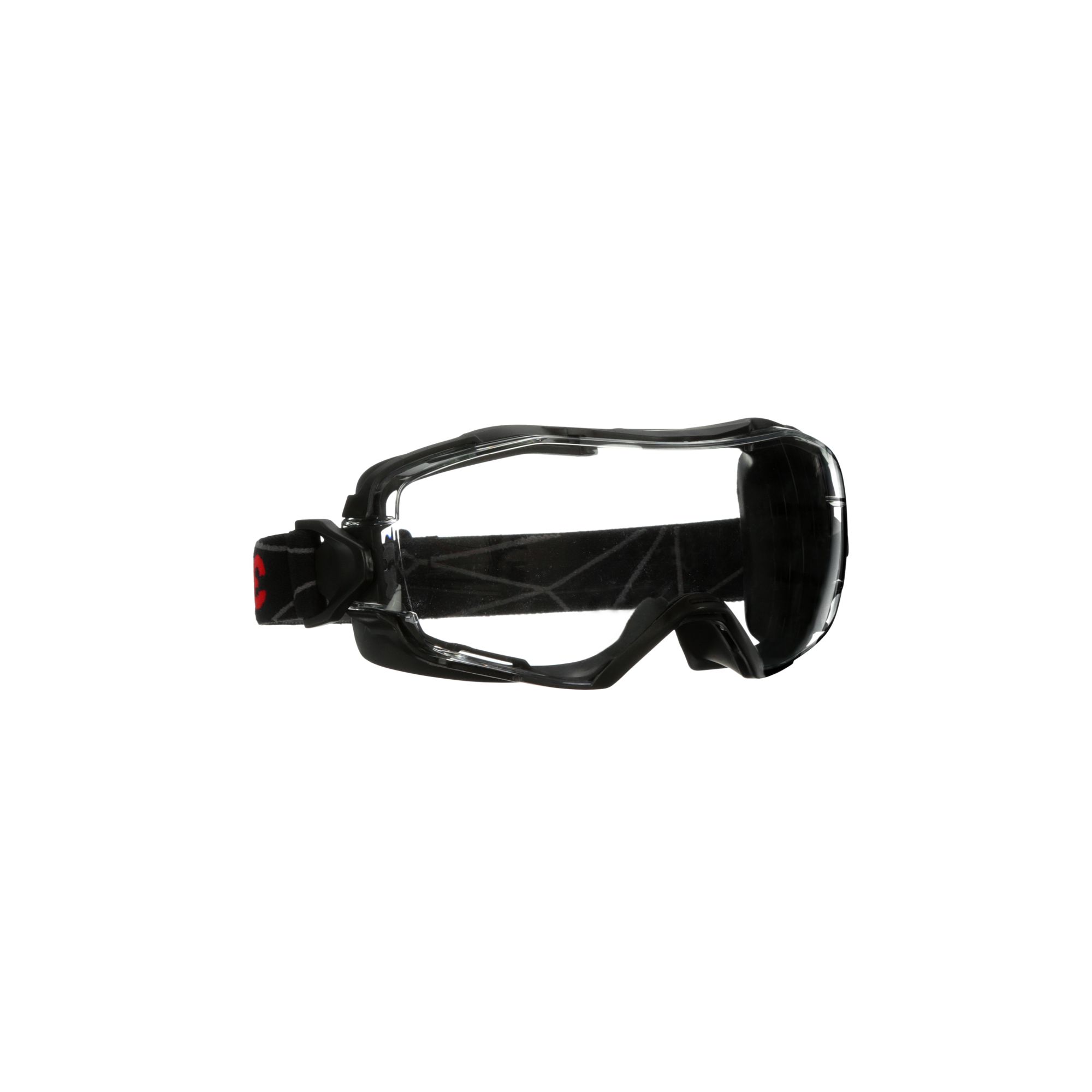 3M™ GoggleGear™ 6000 Gafas de seguridad, junta negra, recubrimiento antiempañante/antirrayaduras Scotchgard™ (K y N), lente incolora, GG6001SGAF-BLK-EU, 10/caja