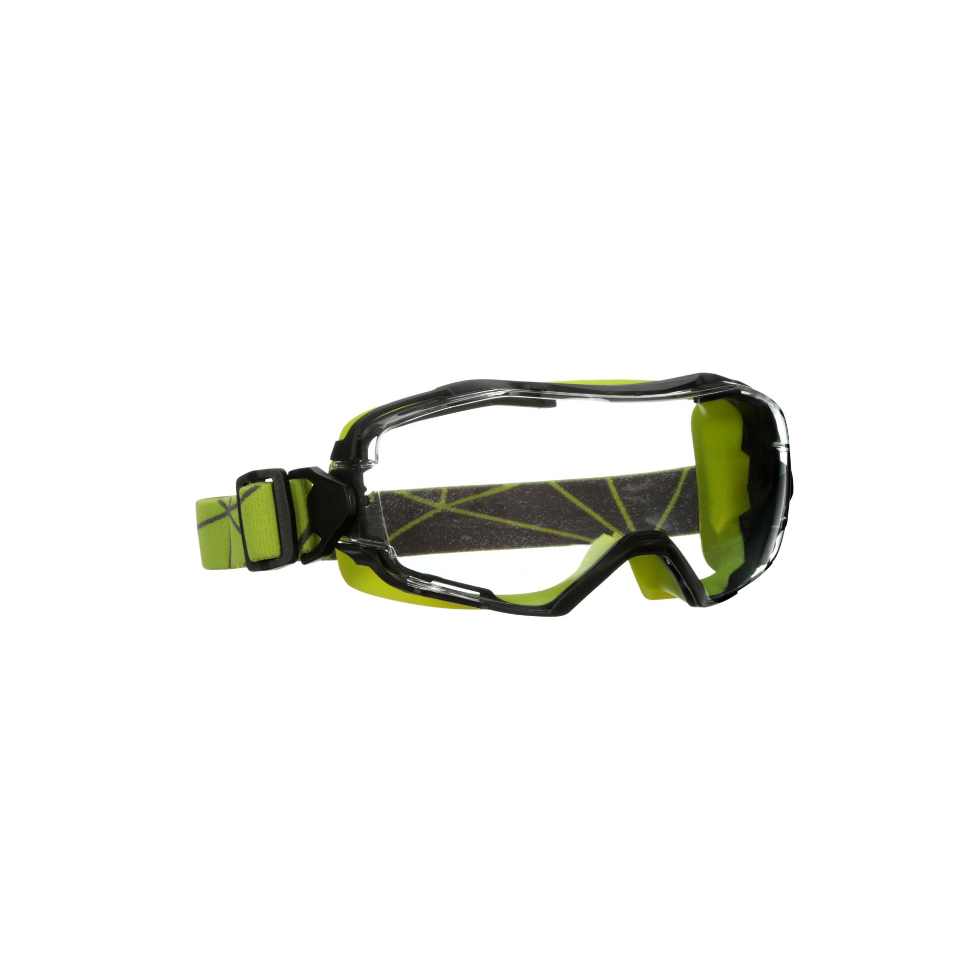 3M™ GoggleGear™ 6000 Gafas de seguridad, junta verde lima, recubrimiento antiempañante/antirrayaduras Scotchgard™ (K y N), lente incolora, GG6001SGAF-GRN-EU, 10/caja