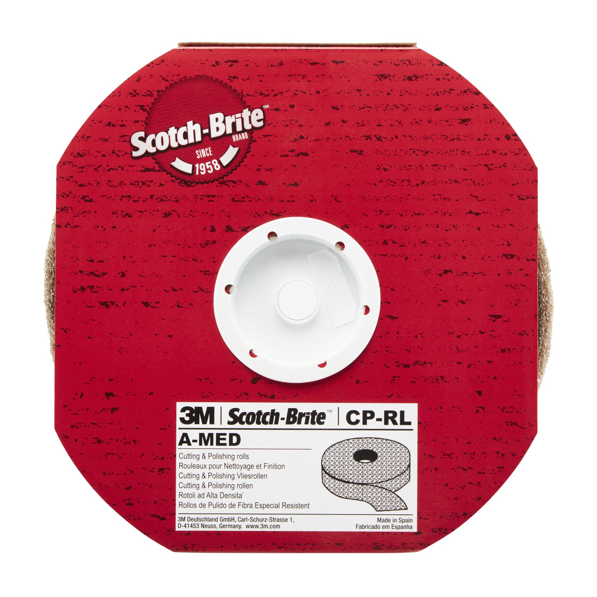 3M™ Scotch-Brite™ Rollo Cut & Polish CP-RL, 50 mm x 5 m, A Medio