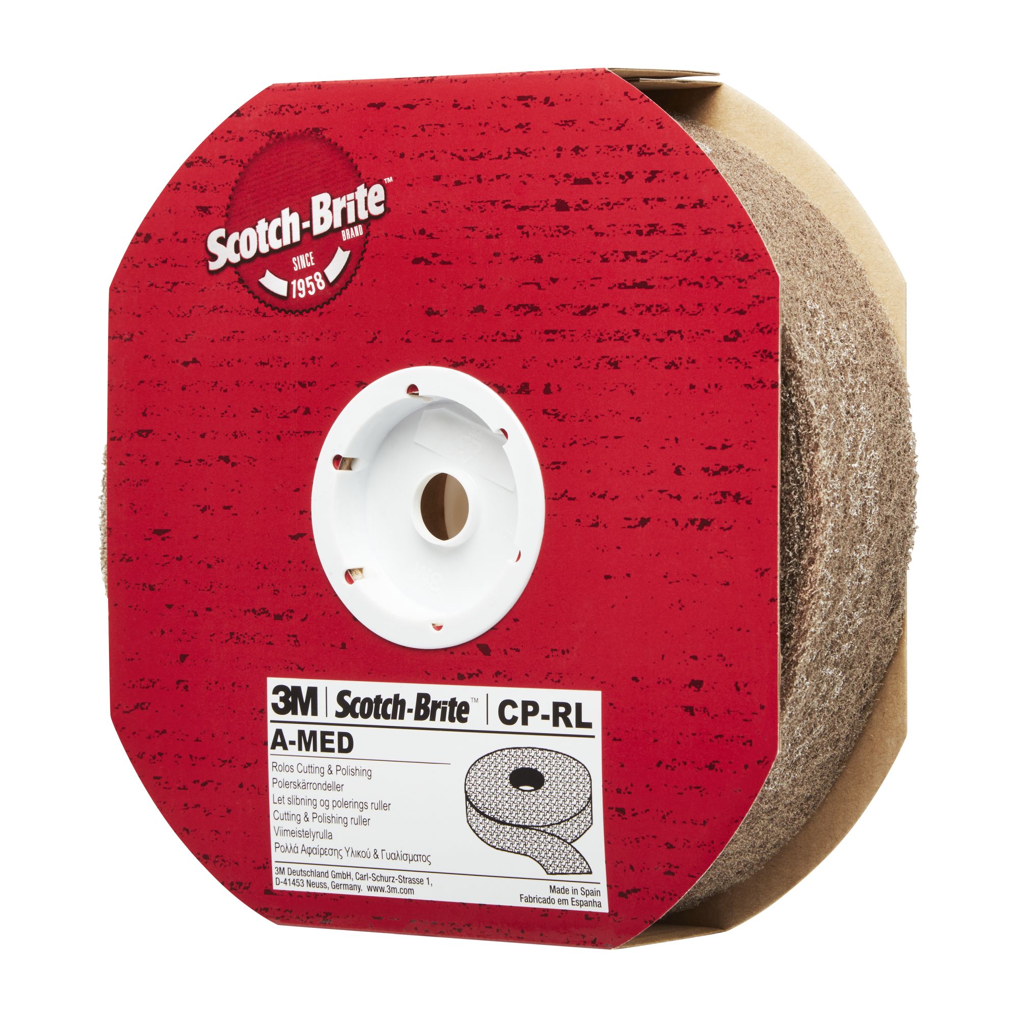 3M™ Scotch-Brite™ Rollo Cut & Polish CP-RL, 50 mm x 5 m, A Medio