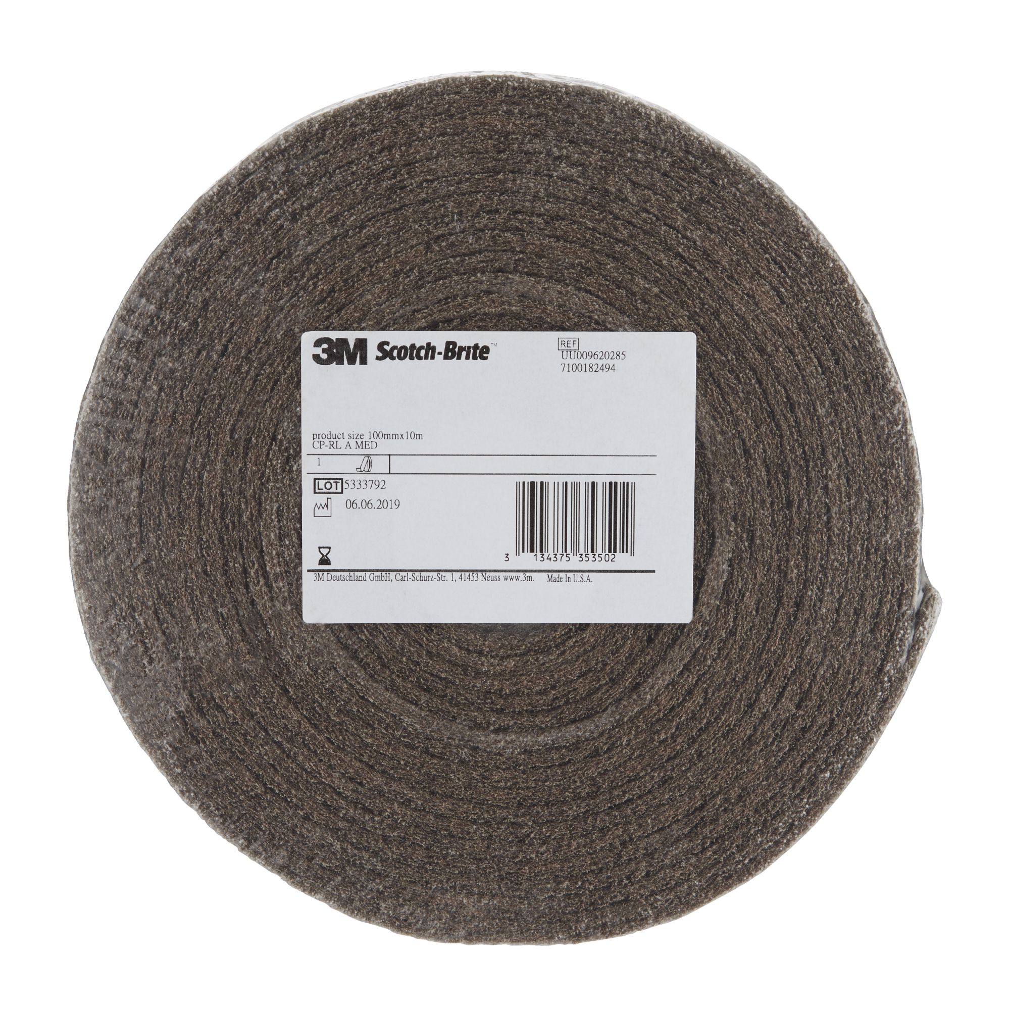 3M™ Scotch-Brite™ Rollo Cut & Polish CP-RL, 100 mm x 10 m, A Medio