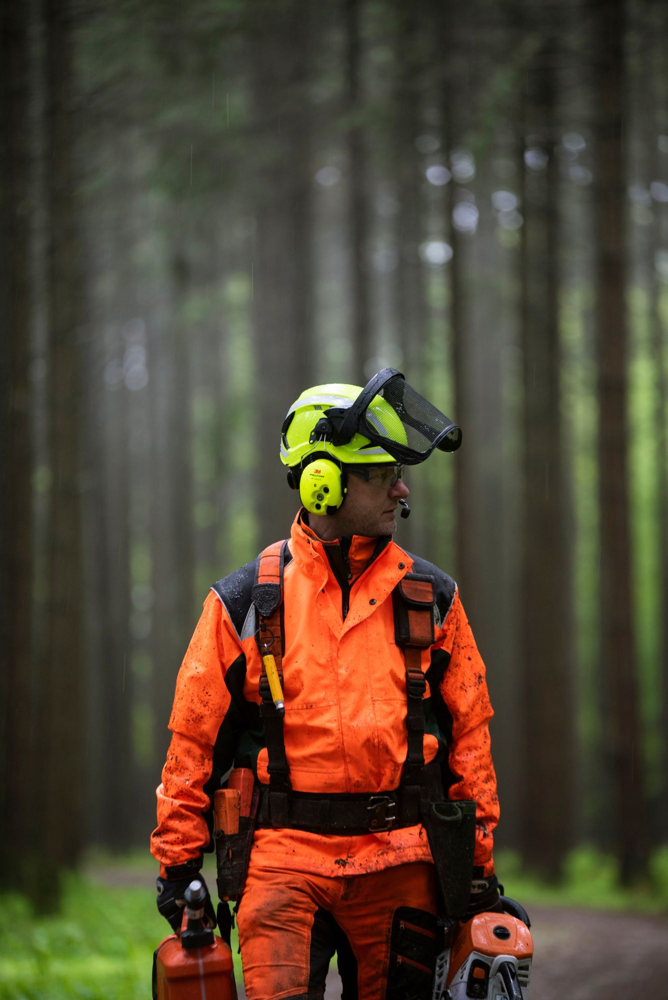 3M™ PELTOR™ WS™ ProTac XPI Orejeras Bluetooth® con dependencia de nivel, amarillas, acopladas al casco, FLX2, MT15H7P3EWS6-111