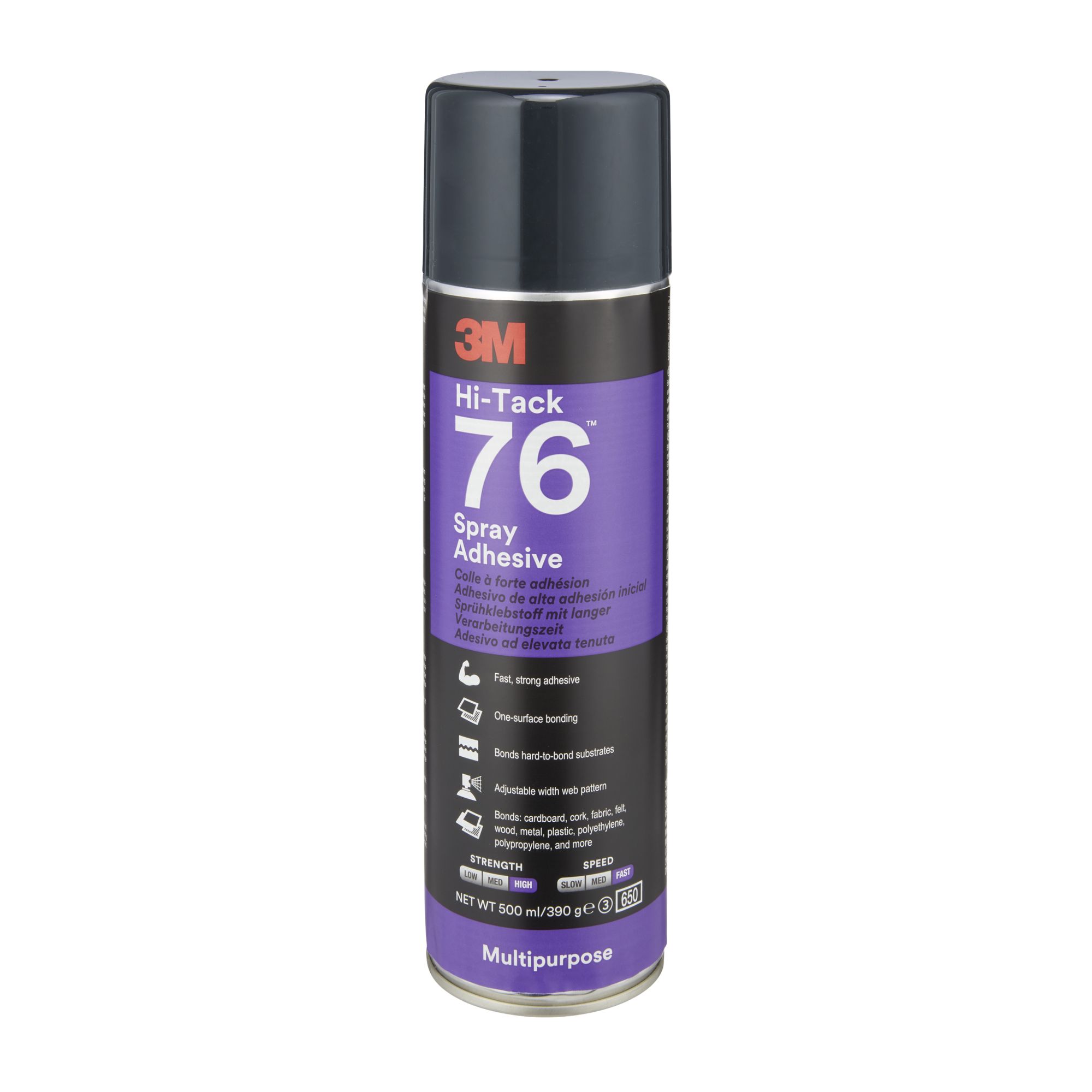 3M™ Adhesivo en spray alta adhesión inicial 76, 500 ml