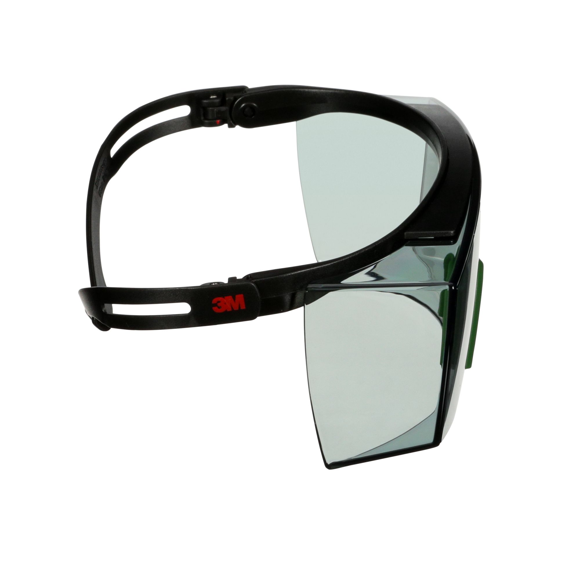 3M™ SecureFit™ 3700 Cubregafas, patillas negras, antirrayaduras, lente gris IR 1.7, SF3717AS-BLK, 20/caja