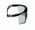 3M™ SecureFit™ 3700 Cubregafas, patillas negras, antirrayaduras, lente gris IR 1.7, SF3717AS-BLK, 20/caja