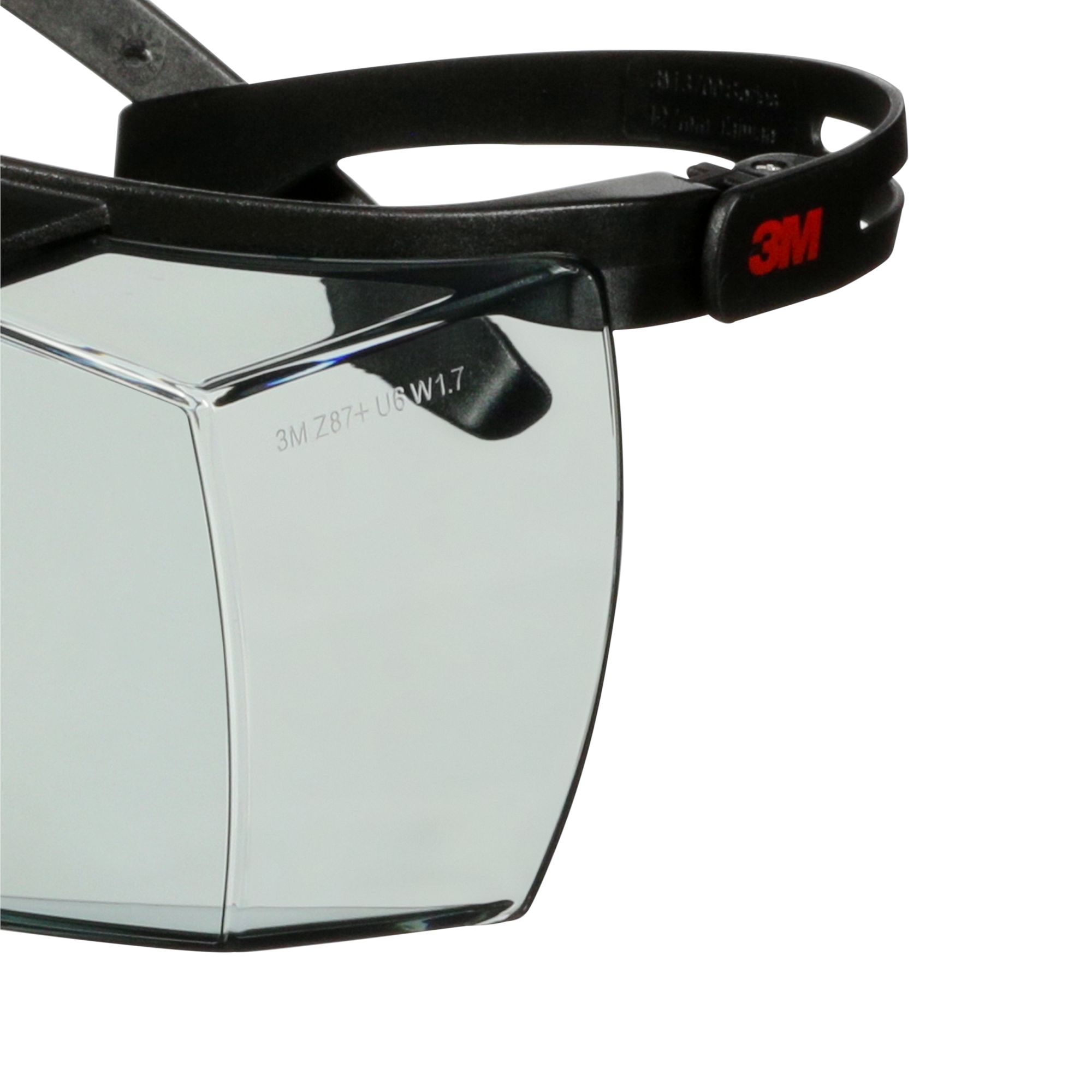 3M™ SecureFit™ 3700 Cubregafas, patillas negras, antirrayaduras, lente gris IR 1.7, SF3717AS-BLK, 20/caja