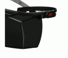 3M™ SecureFit™ 3700 Cubregafas, patillas negras, antirrayaduras, lente gris IR 5.0, SF3750AS-BLK, 20/caja
