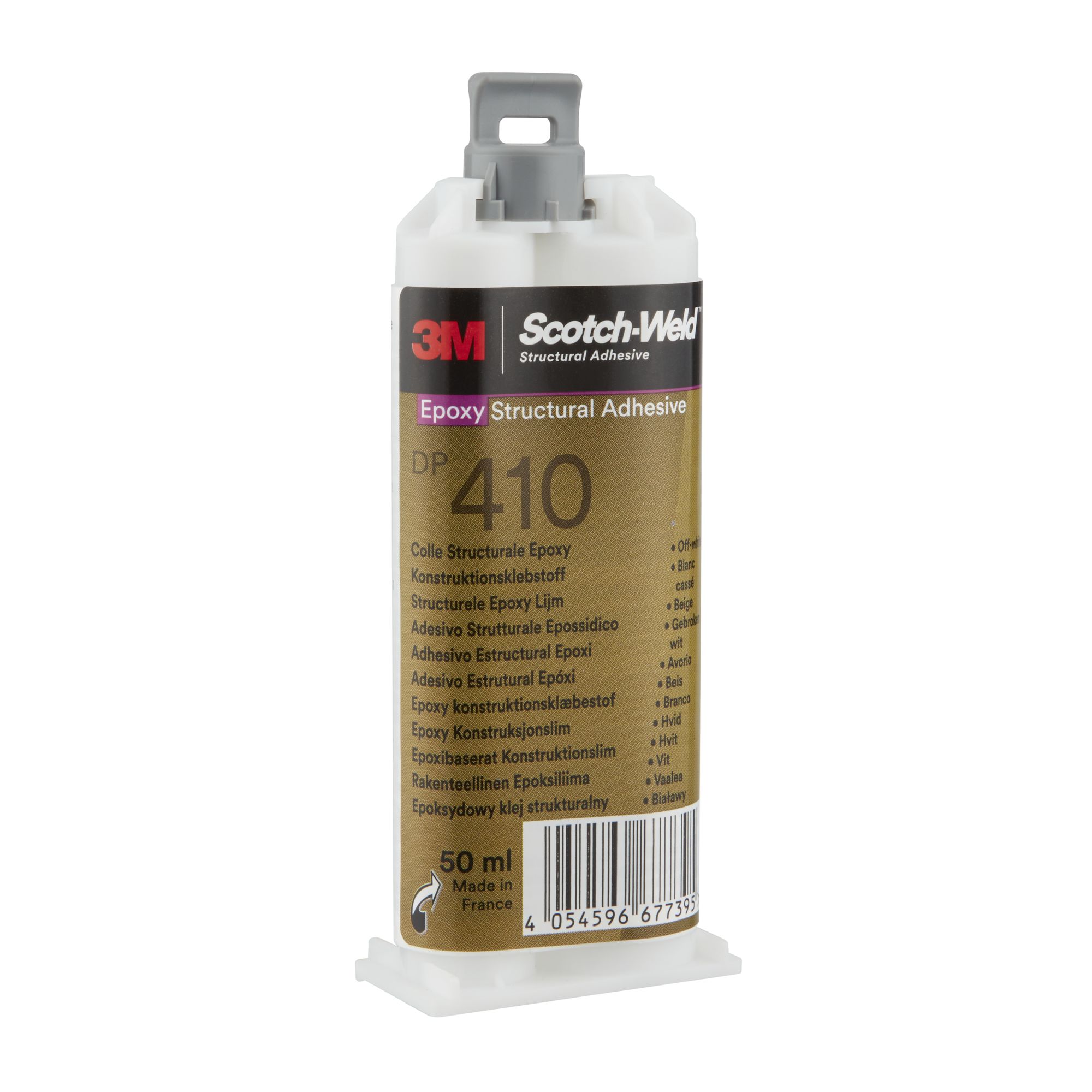 3M™ Scotch-Weld™ Adhesivo epoxi DP410, Blanco, 50 ml