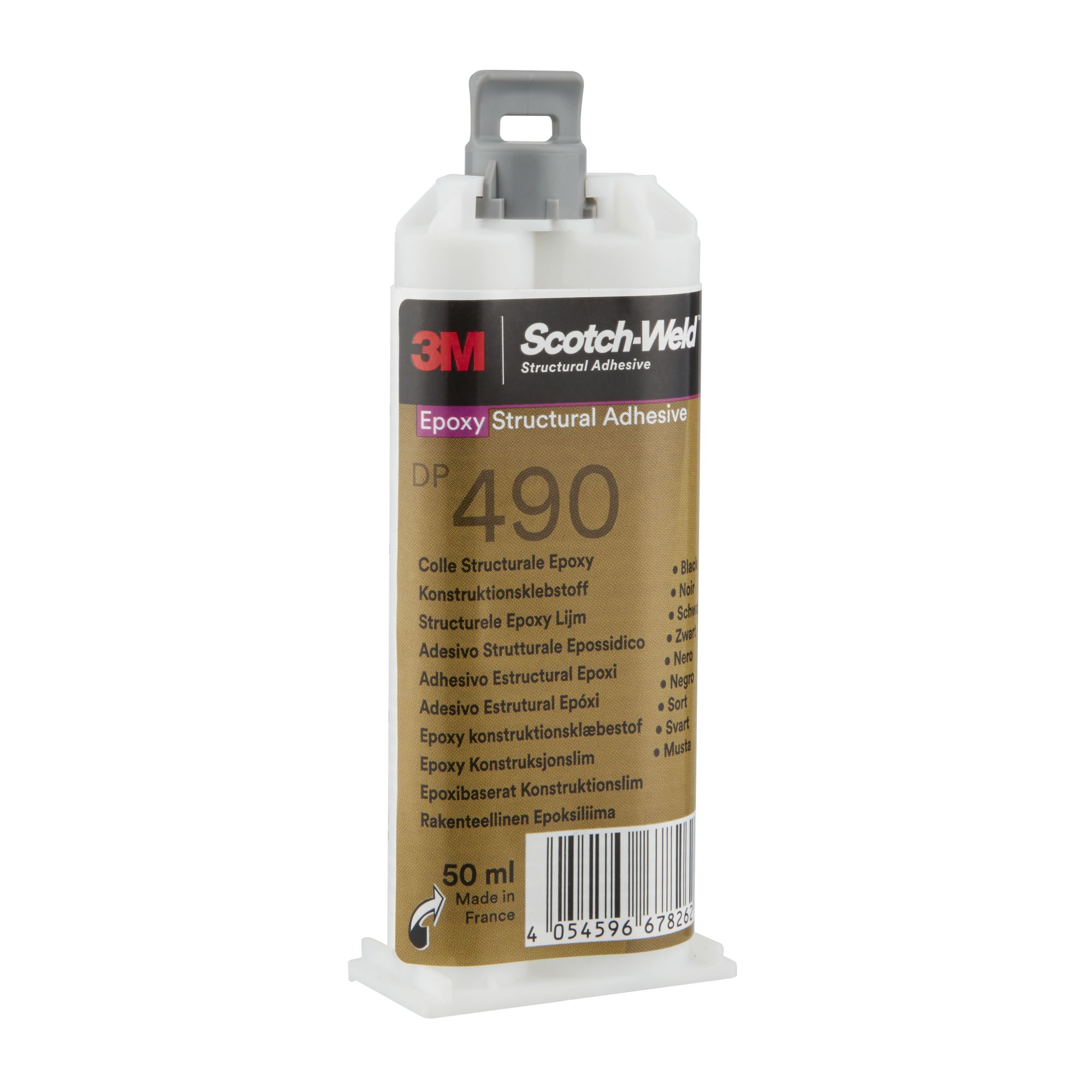 3M™ Scotch-Weld™ Adhesivo epoxi DP490, Negro, 18 L, Parte A