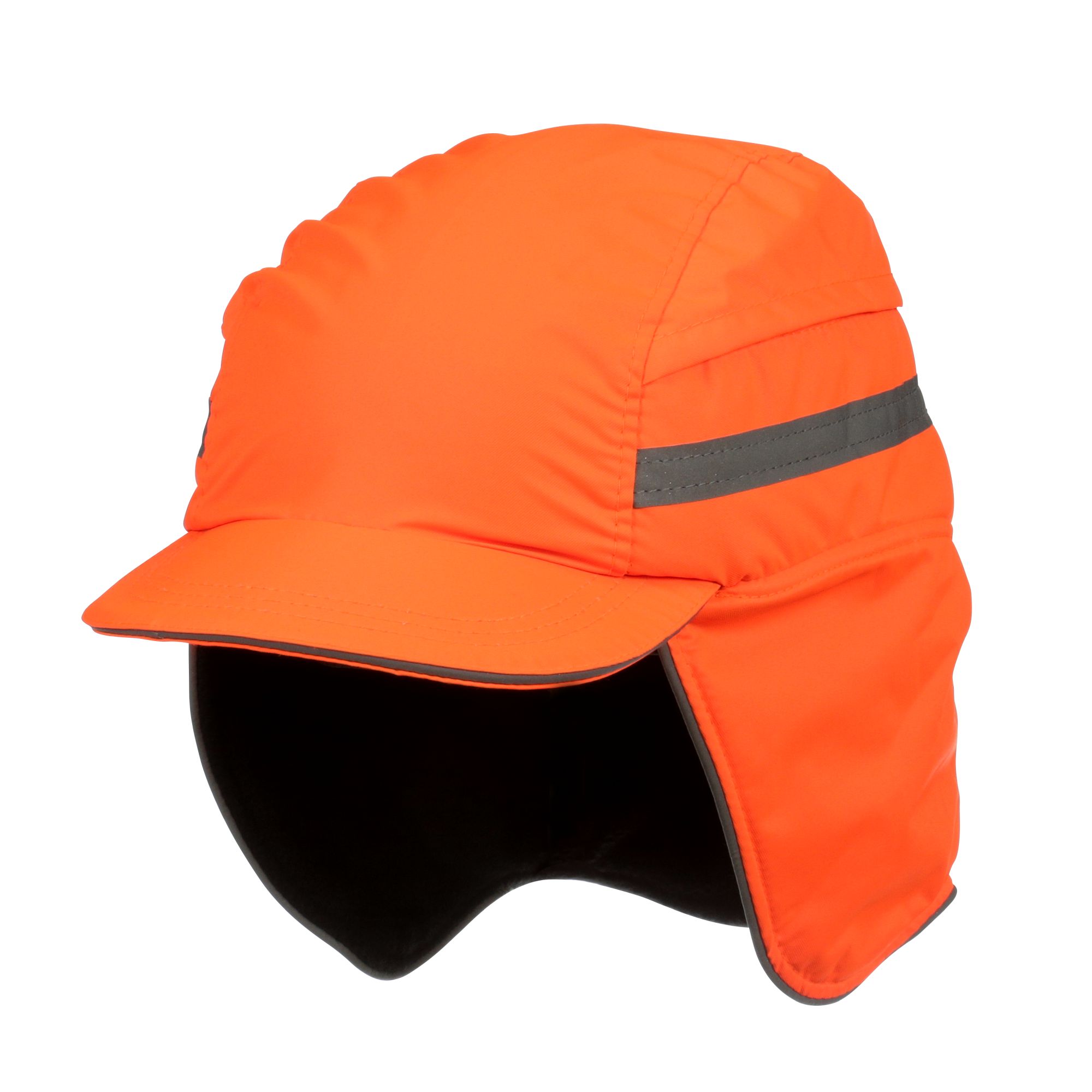 3M™ First Base™ 3 Gorra de protección 2021218, Winter, alta visibilidad, naranja, visera recortada, 55 mm, personalizado