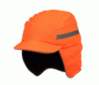 3M™ First Base™ 3 Gorra de protección 2021218, Winter, alta visibilidad, naranja, visera recortada, 55 mm, personalizado