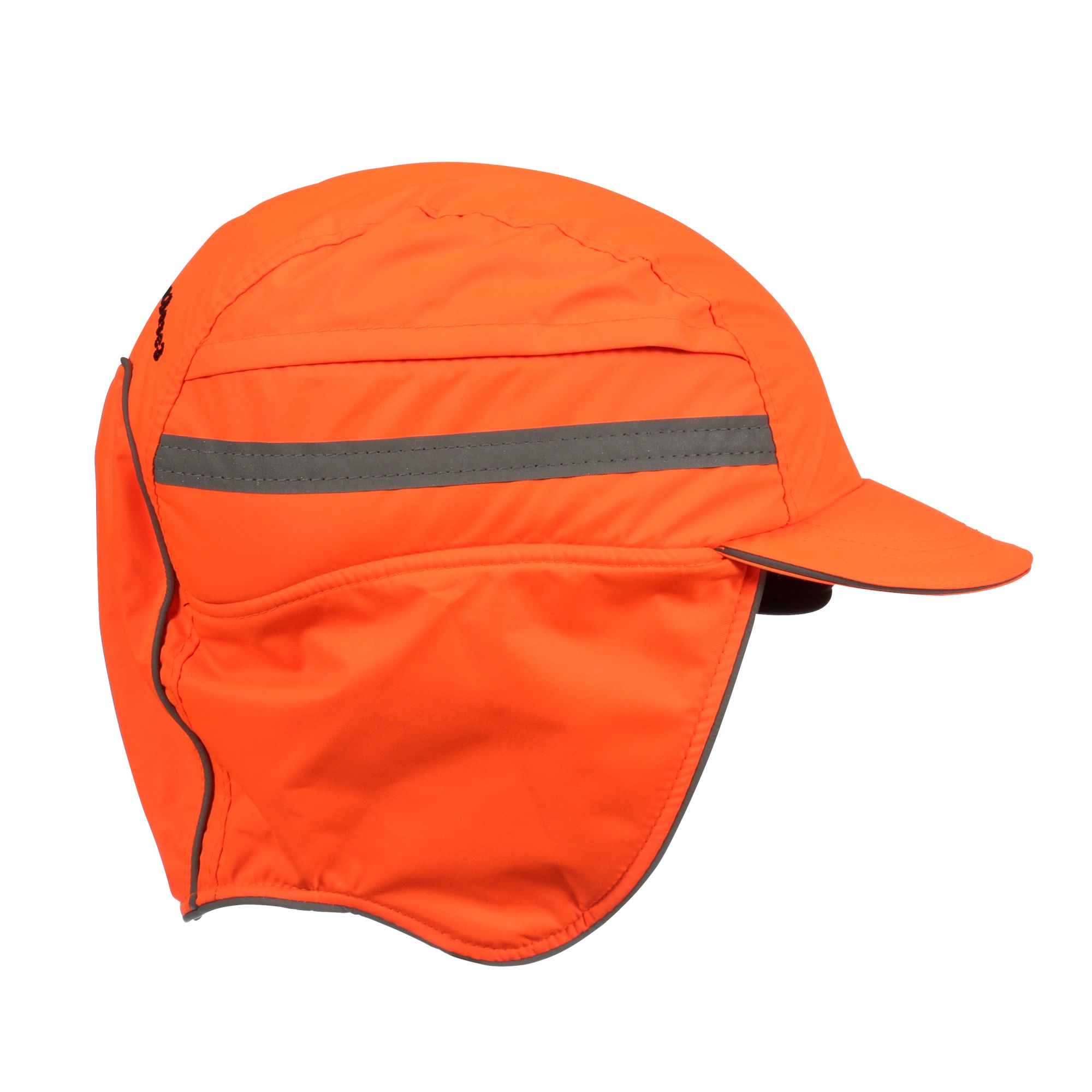 3M™ First Base™ 3 Gorra de protección 2021218, Winter, alta visibilidad, naranja, visera recortada, 55 mm, personalizado