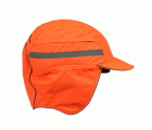 3M™ First Base™ 3 Gorra de protección 2021218, Winter, alta visibilidad, naranja, visera recortada, 55 mm, personalizado