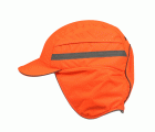 3M™ First Base™ 3 Gorra de protección 2021218, Winter, alta visibilidad, naranja, visera recortada, 55 mm