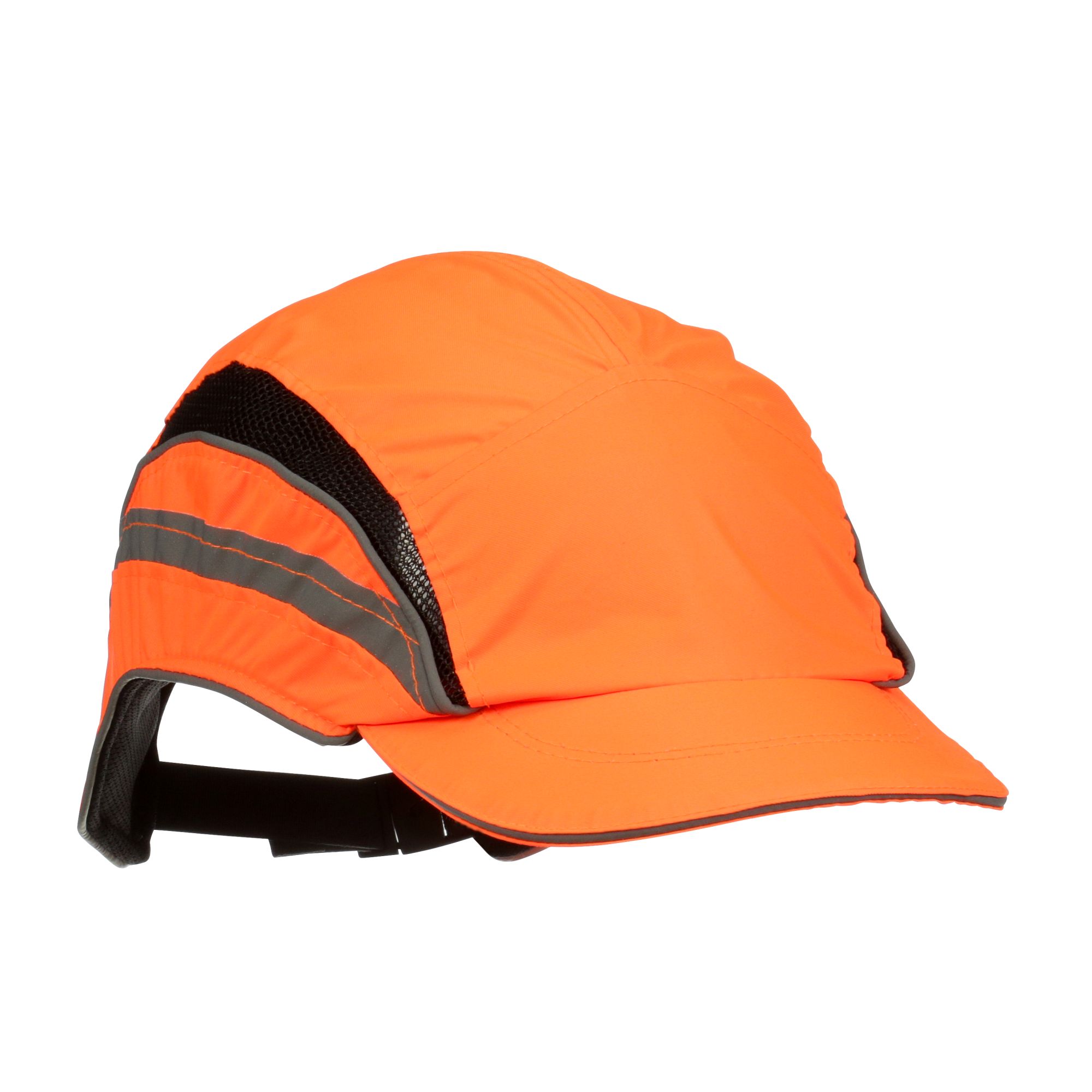3M™ First Base™ 3 Gorra de protección 2021874, Classic, alta visibilidad, naranja, visera recortada, 55 mm