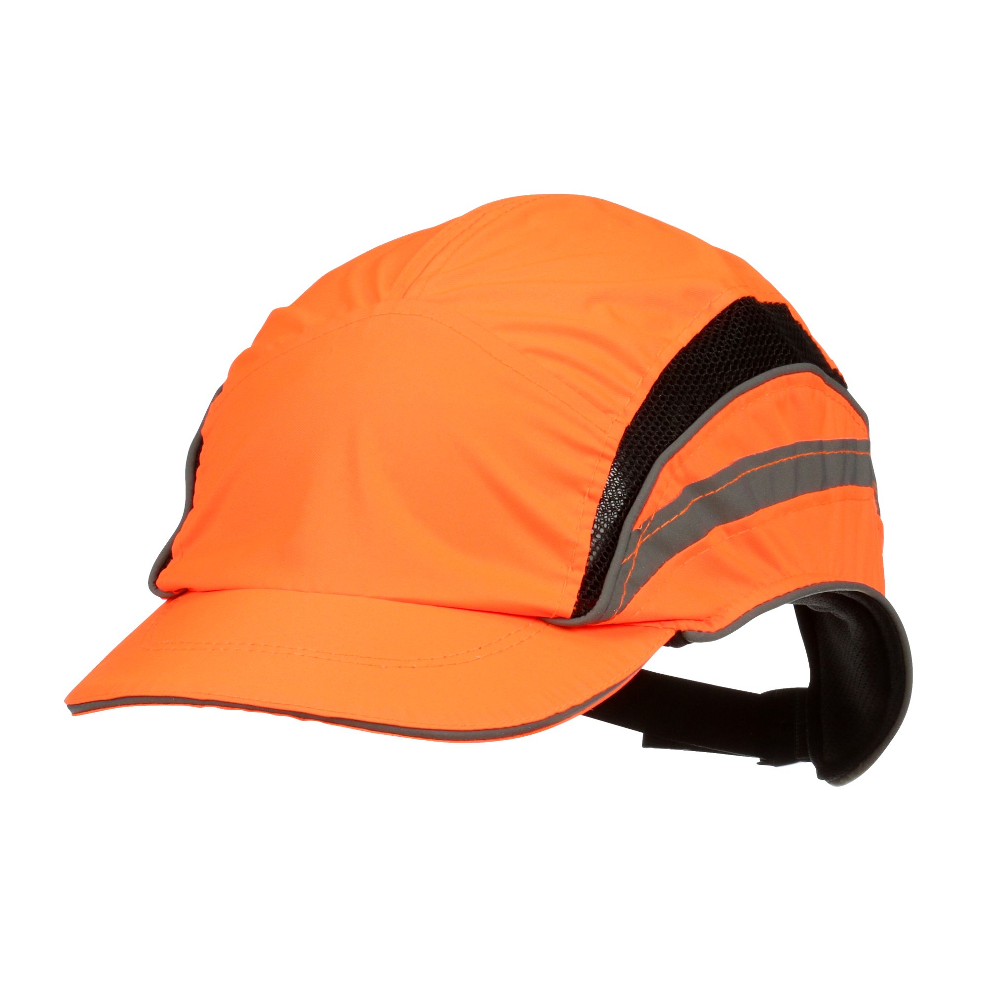 3M™ First Base™ 3 Gorra de protección 2021874, Classic, alta visibilidad, naranja, visera recortada, 55 mm