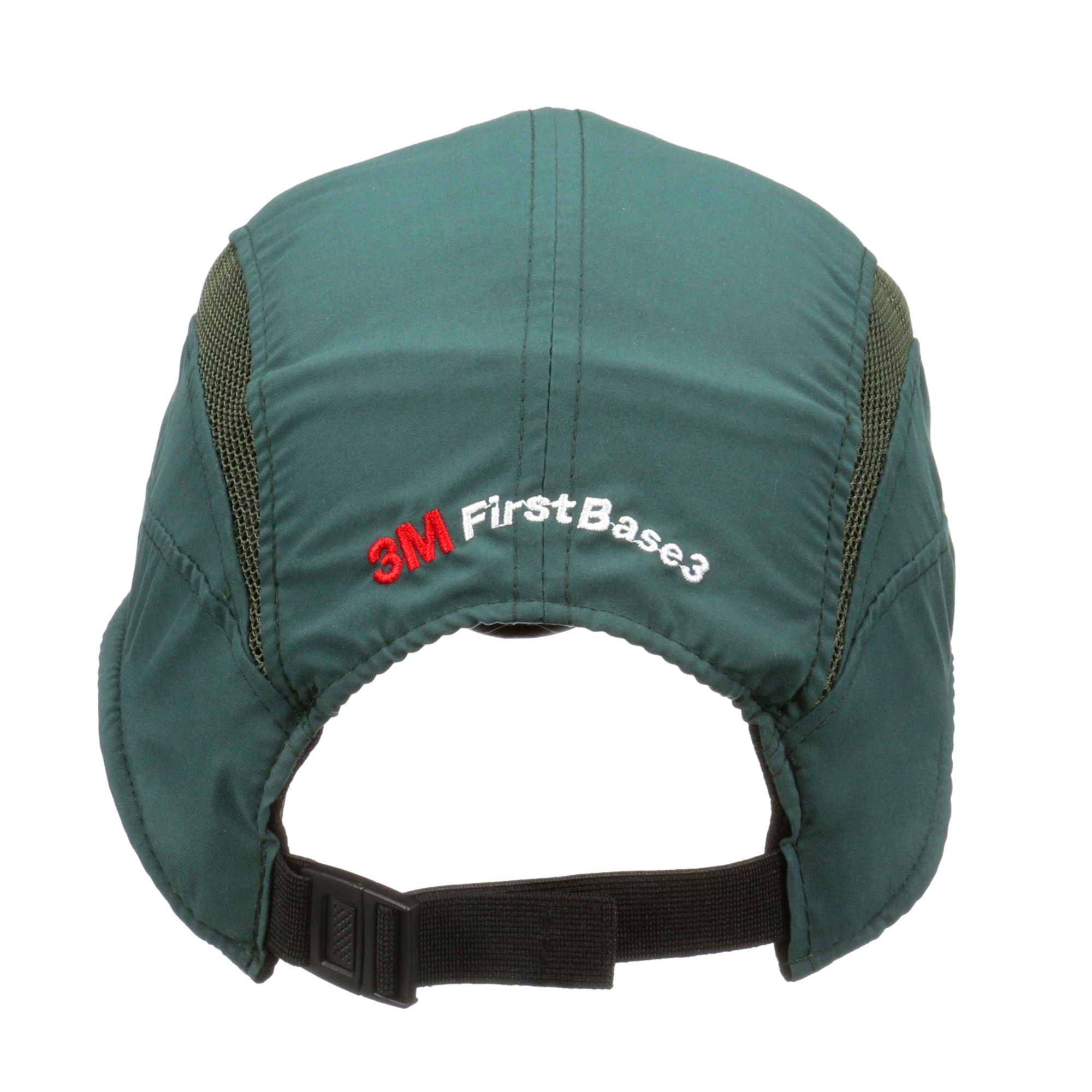 3M™ First Base™ 3 Gorra de protección 2030596, Classic, verde oscuro, visera recortada, 55 mm, personalizado