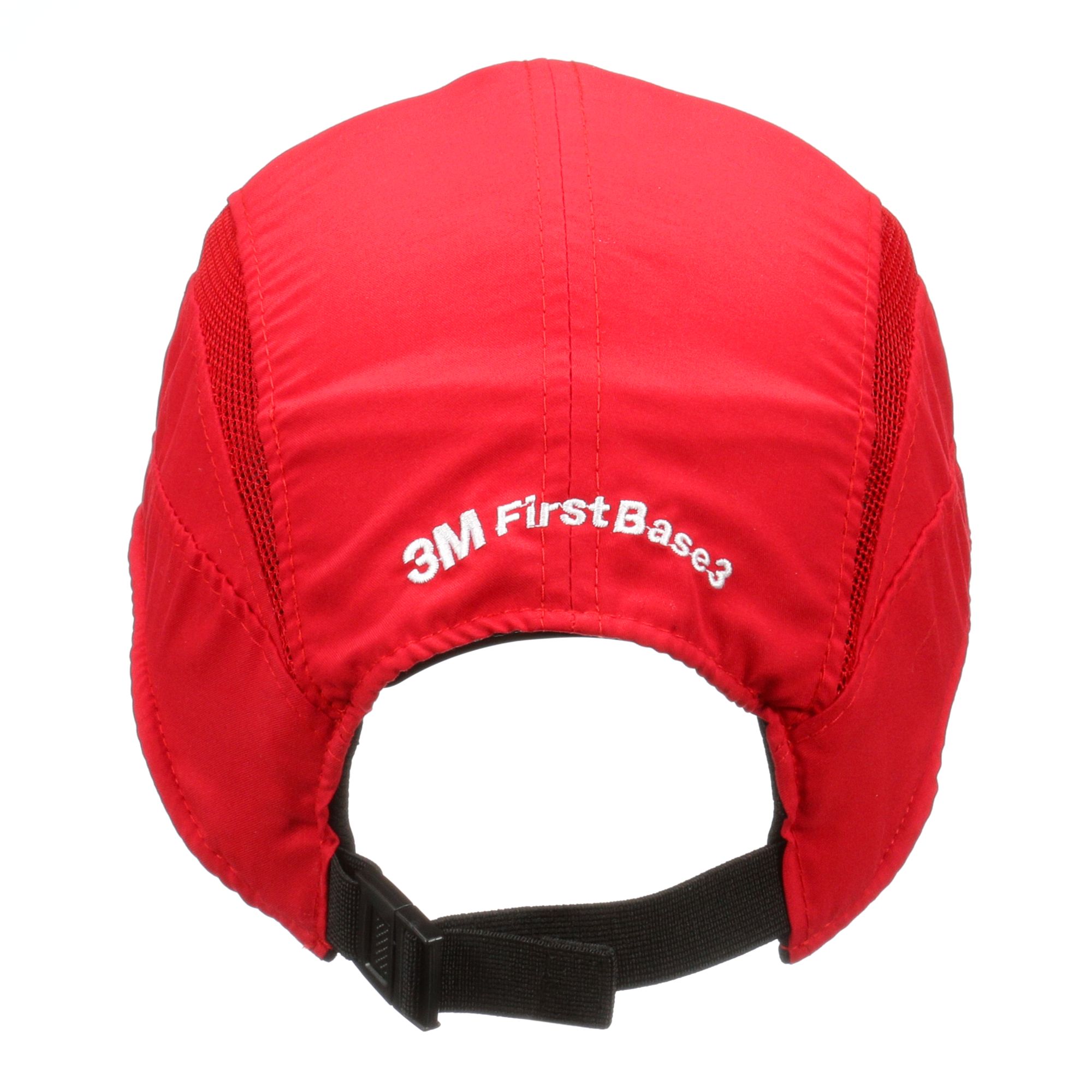 3M™ First Base™ 3 Gorra de protección 2030597, Classic, rojo, visera estándar, 70 mm, personalizado