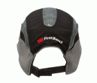 3M™ First Base™ 3 Gorra de protección 2031217, Elite, negro/gris, visera estándar, 70 mm, personalizado