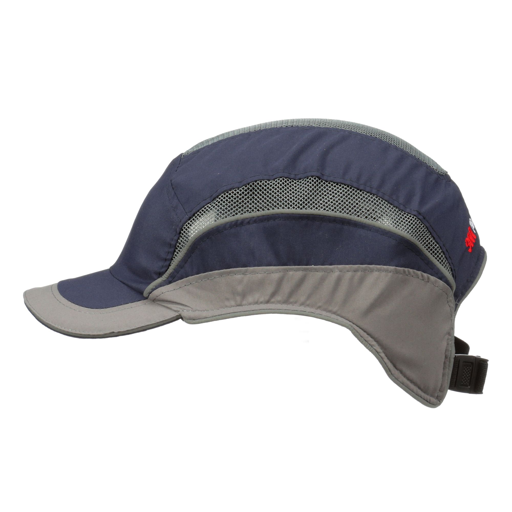 3M™ First Base™ 3 Gorra de protección 2031216, Elite, azul marino/gris, visera recortada, 55 mm