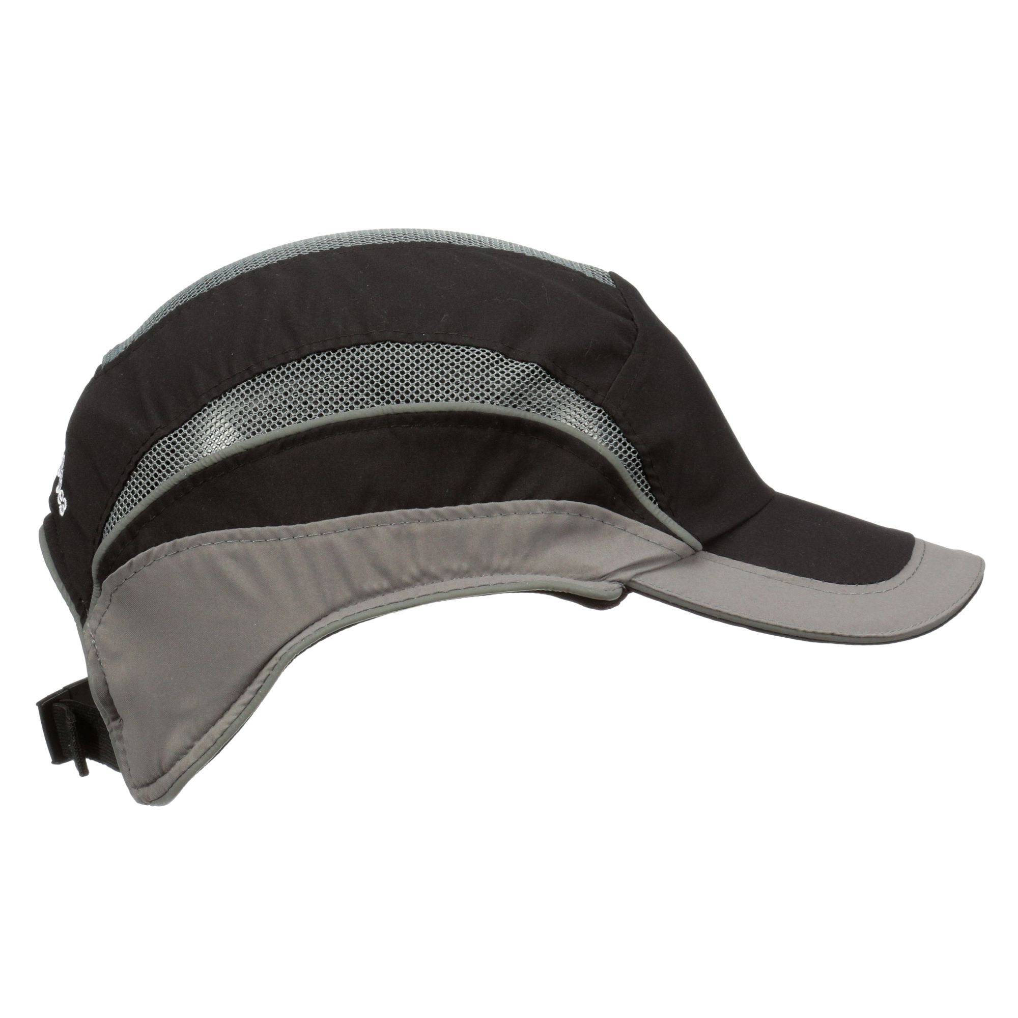 3M™ First Base™ 3 Gorra de protección 2031217, Elite, negro/gris, visera estándar, 70 mm, personalizado