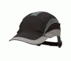 3M™ First Base™ 3 Gorra de protección 2031217, Elite, negro/gris, visera estándar, 70 mm, personalizado