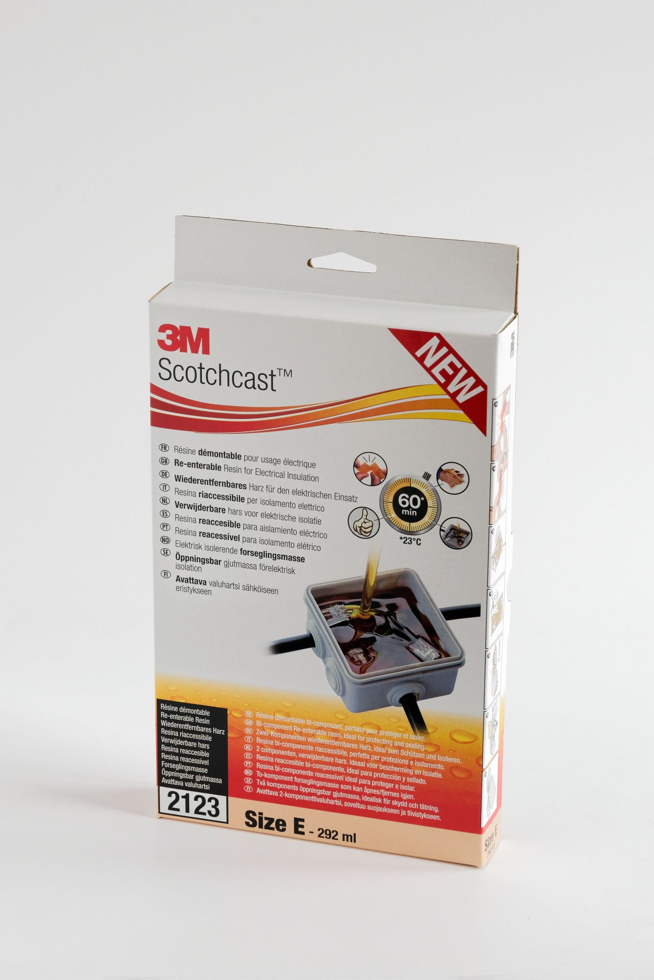 3M™ Scotchcast™ Resinas aislantes reaccesibles 292 ml, 10 Caja