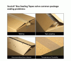 Scotch® Cinta de embalaje ultraadherente 375+, Transparente, 72 mm x 50 m