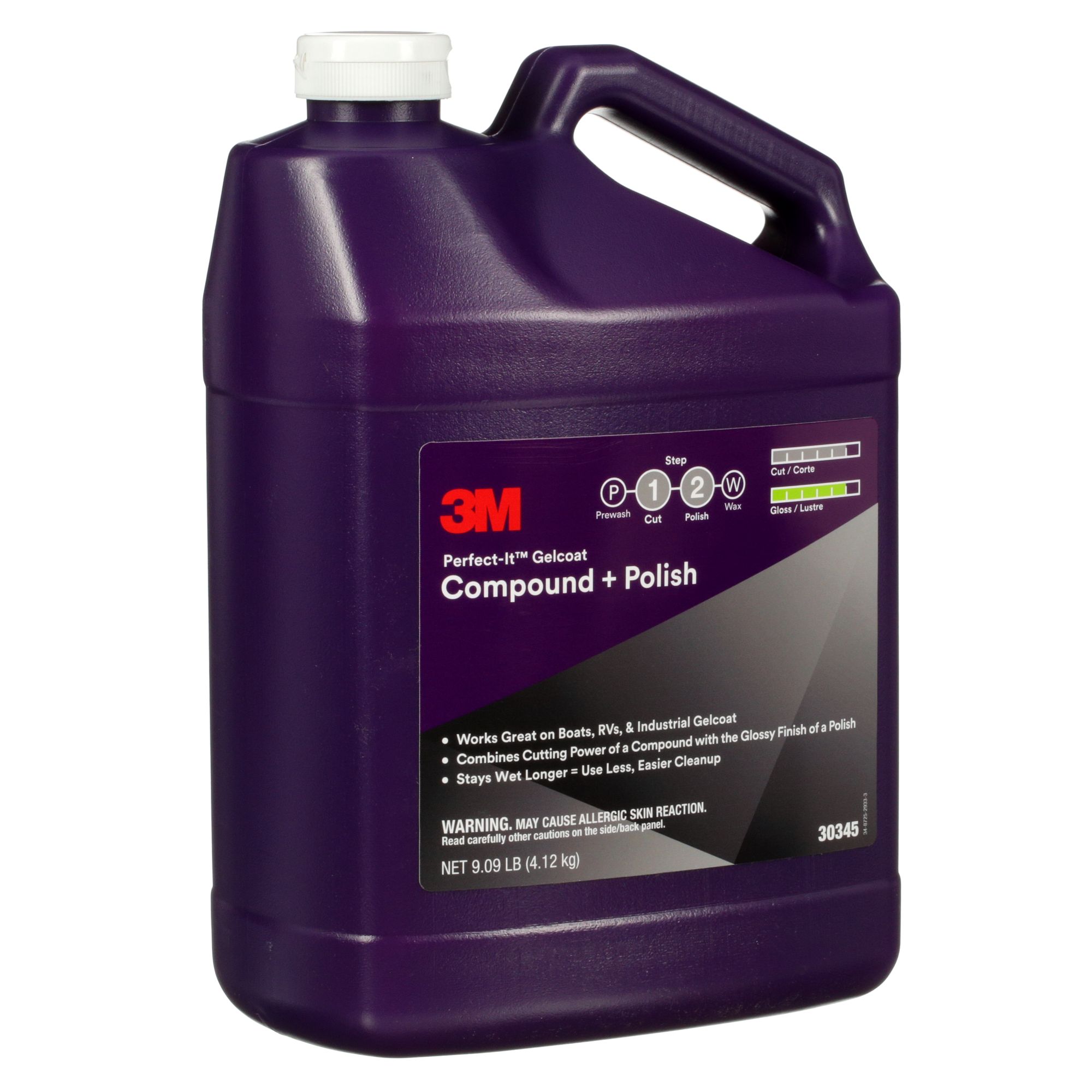 3M™ Perfect-It™ Gelcoat Pulimento + Compuesto abrillantador, Gallon, 30345E