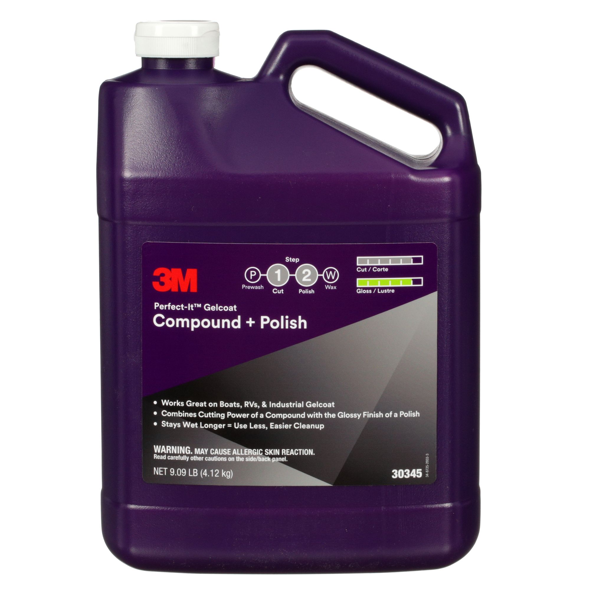 3M™ Perfect-It™ Gelcoat Pulimento + Compuesto abrillantador, Gallon, 30345E