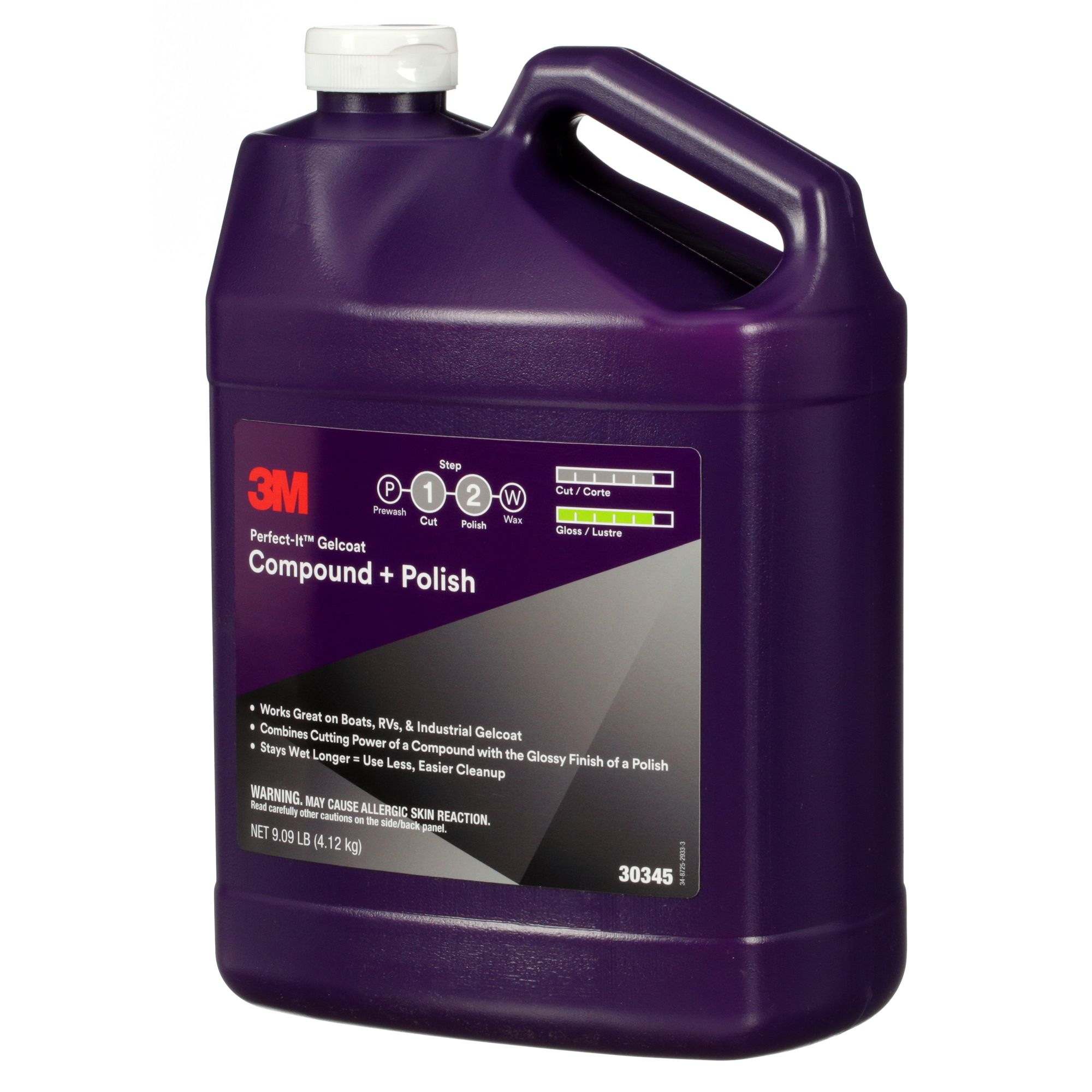 3M™ Perfect-It™ Gelcoat Pulimento + Compuesto abrillantador, Gallon, 30345E