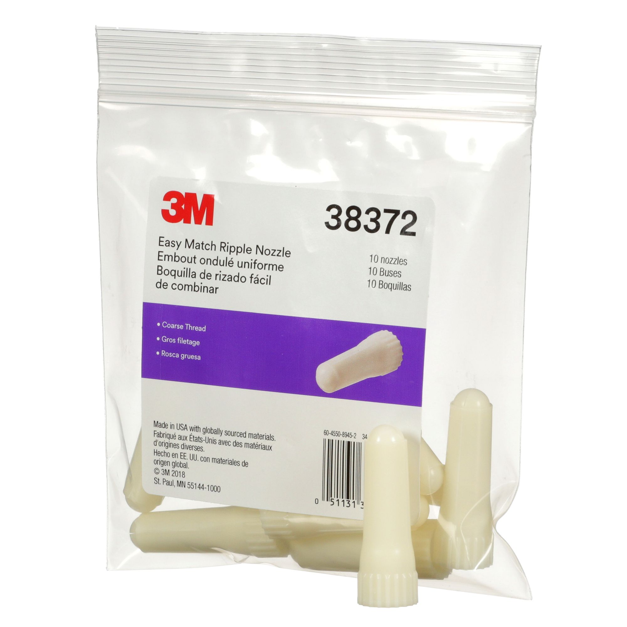 3M™ Boquilla redondeada de fácil conexión, 38372