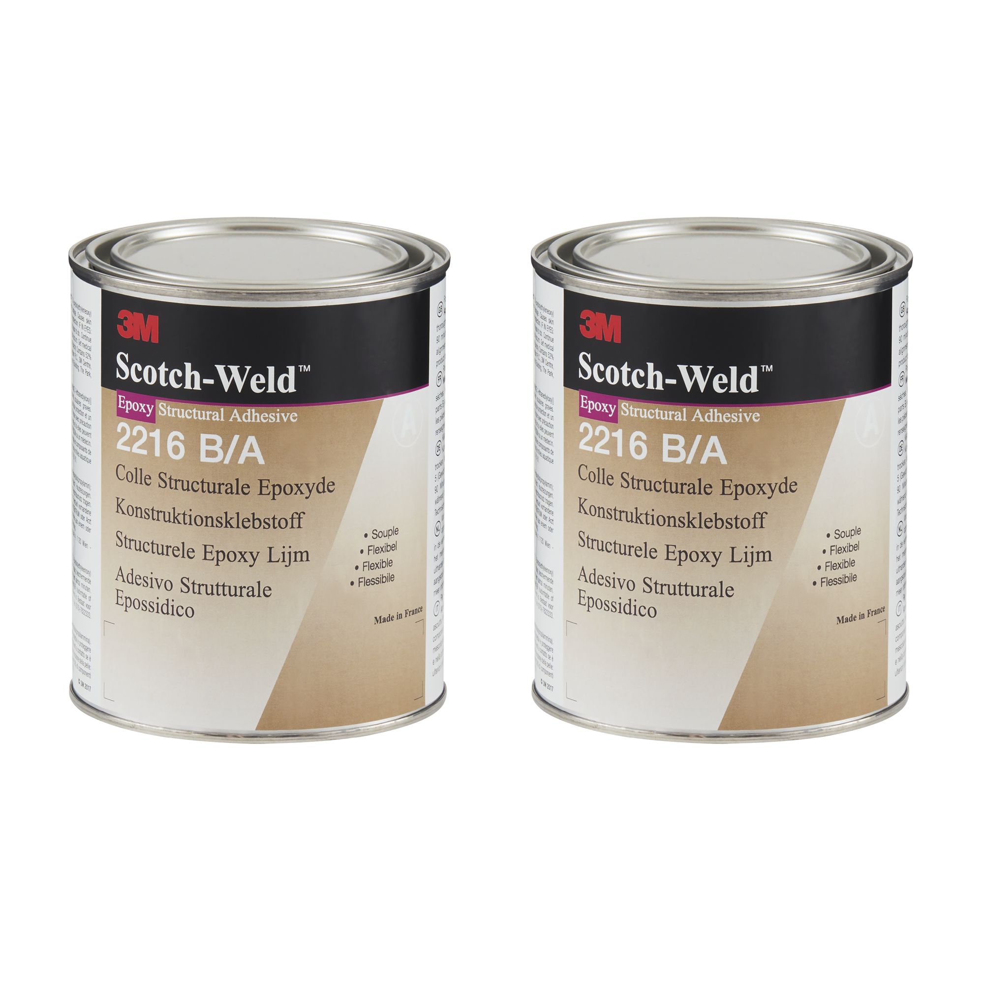 3M™ Scotch-Weld™ Adhesivo epoxi 2216, Gris, 1.6 l