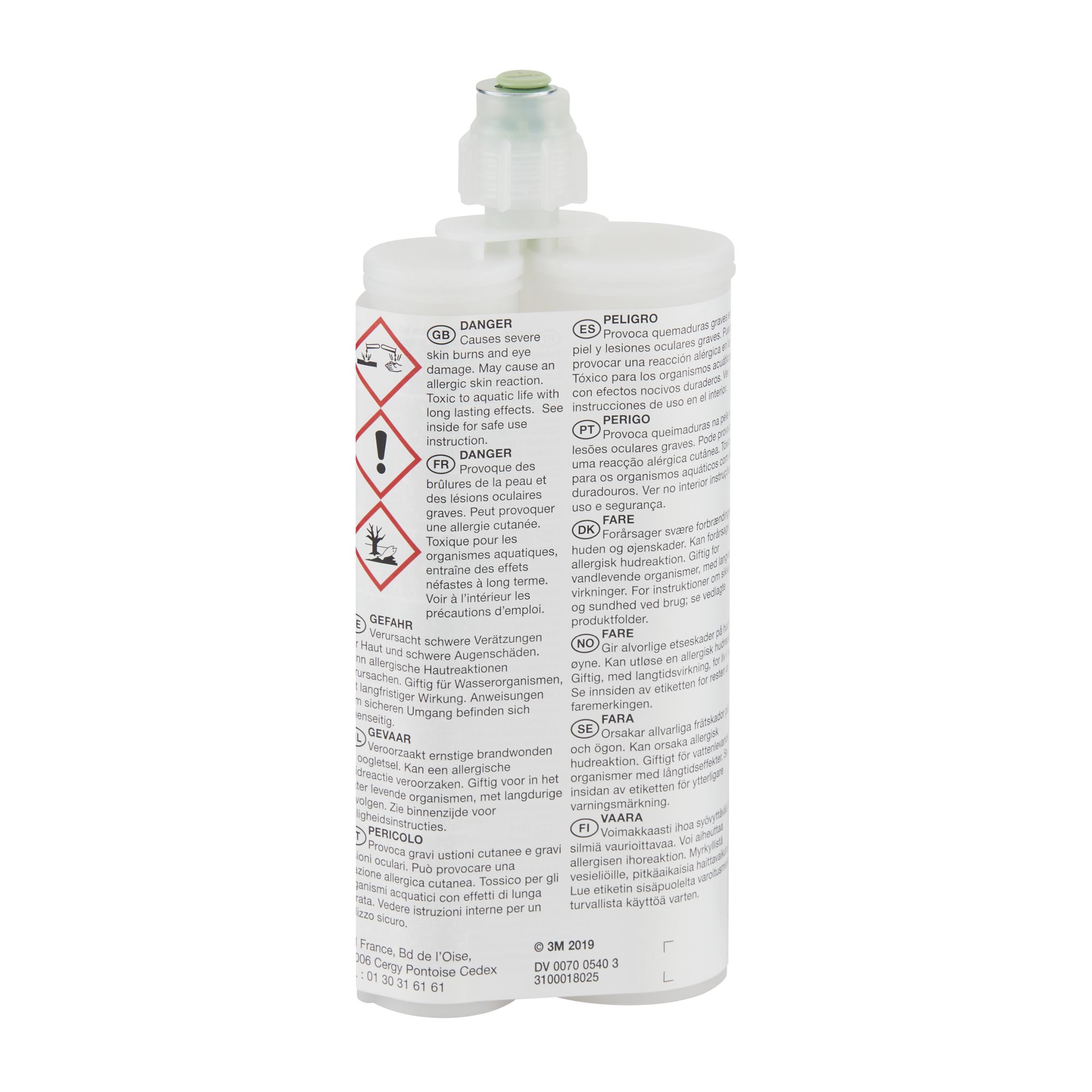 3M™ Scotch-Weld™ Adhesivo epoxi DP460, Blanco, 400 ml
