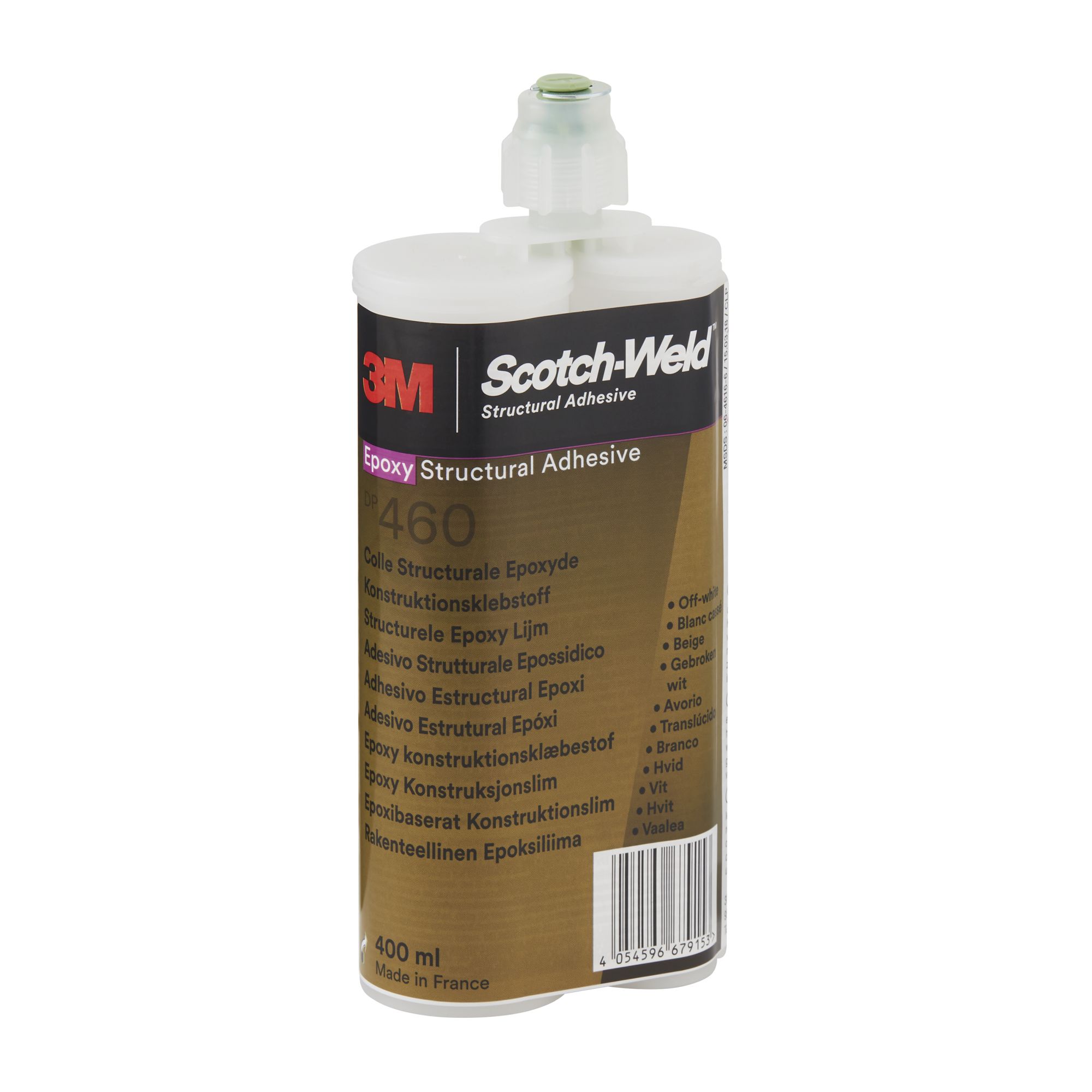 3M™ Scotch-Weld™ Adhesivo epoxi DP460, Blanco, 400 ml