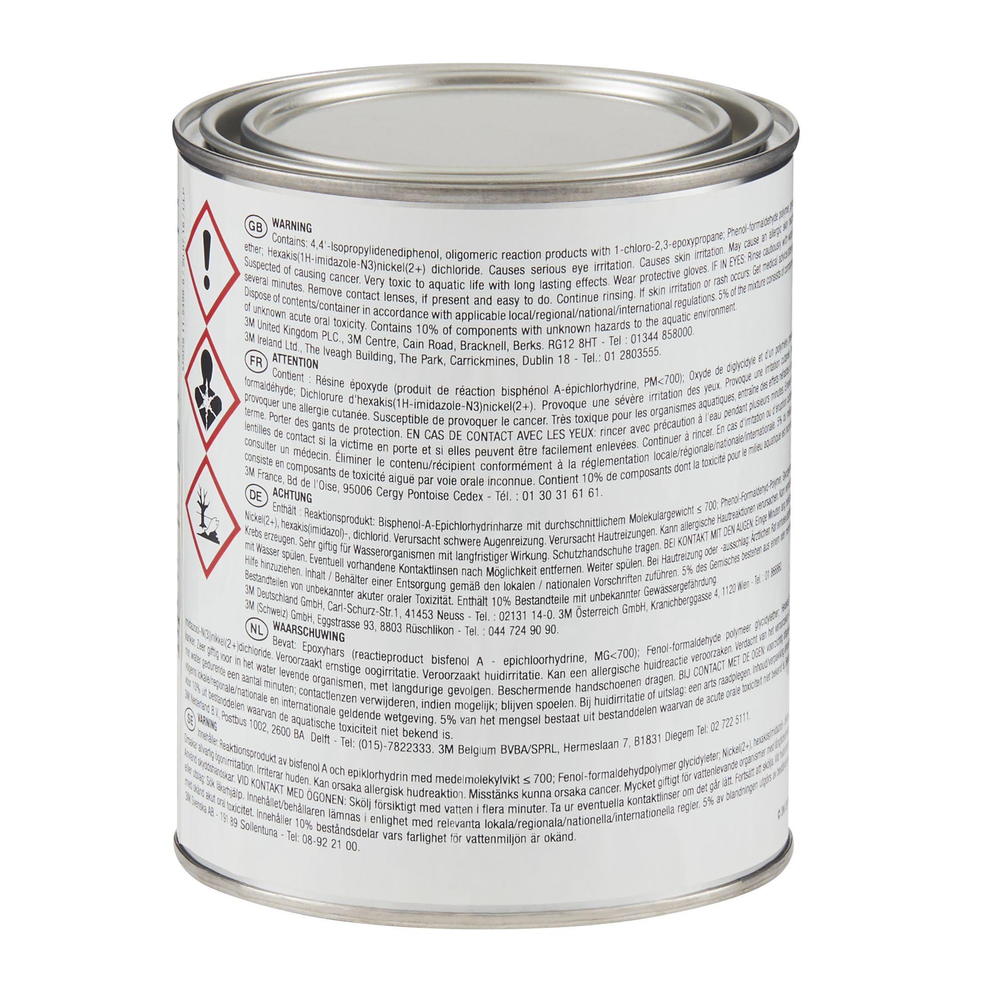 3M™ Scotch-Weld™ Adhesivo Epoxy 2214, Gris, Kit 2 x 1 L