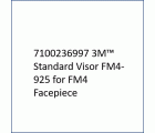 3M™ Visor estándar FF-600-925 para máscara completa reutilizable 3M™ FF-600