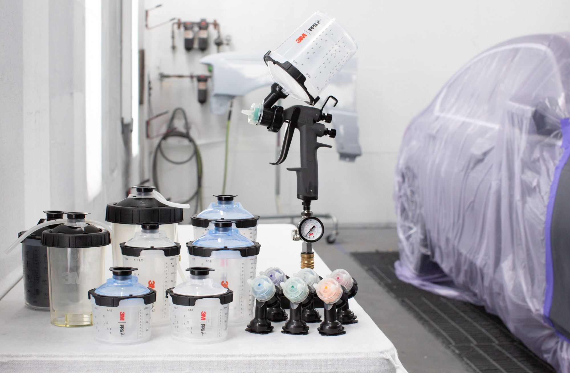 3M™ Kit de recarga de boquillas HVLP de gravedad de alto rendimiento, naranja, 1.4, 26714