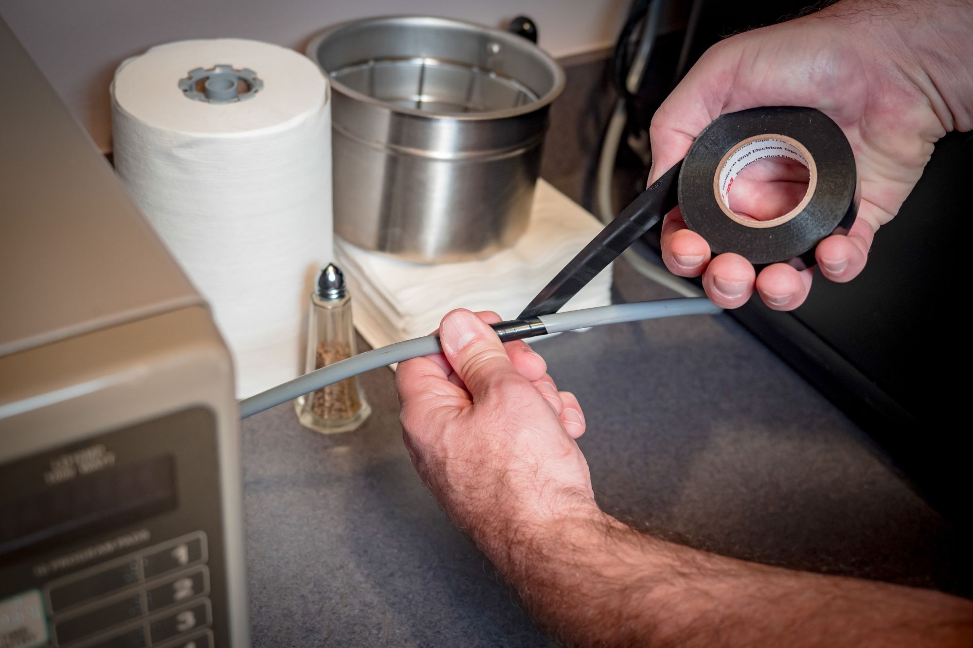 3M™ Temflex™ 155 Cinta PVC, Color Blanco, 19 mm x 20 m