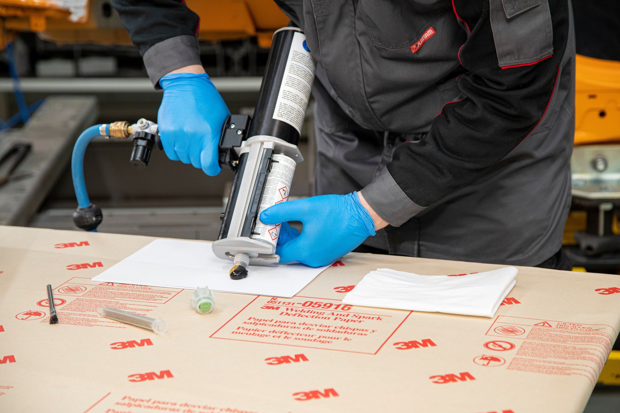 3M™ Pistola neumática para cartuchos de dos componentes, 200 ml, 0993