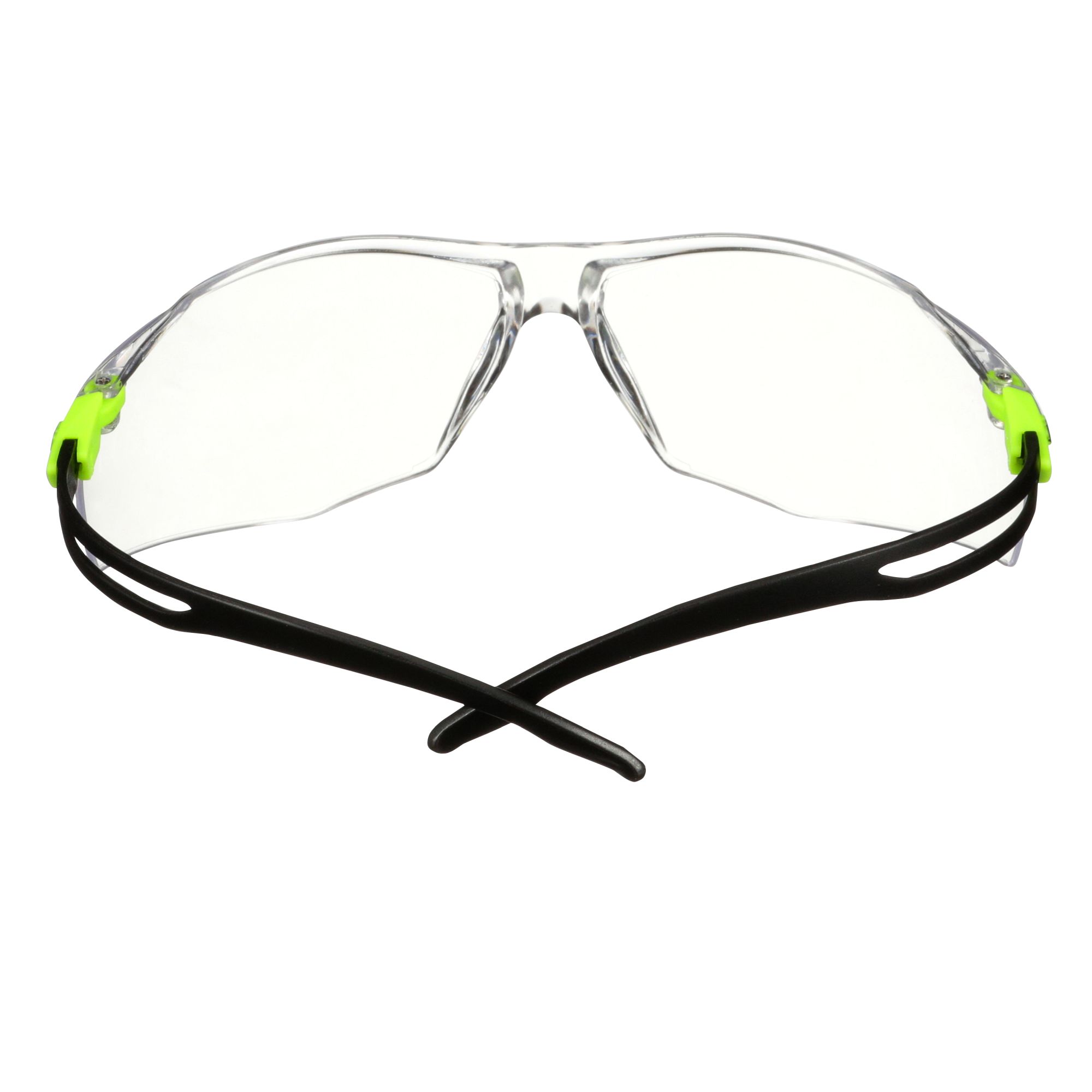 3M™ SecureFit™ 500 Gafas de seguridad, montura verde, recubrimiento antiempañante/antirrayaduras Scotchgard™ (K y N), lente incolora, SF501SGAF-GRN-EU, 20/caja