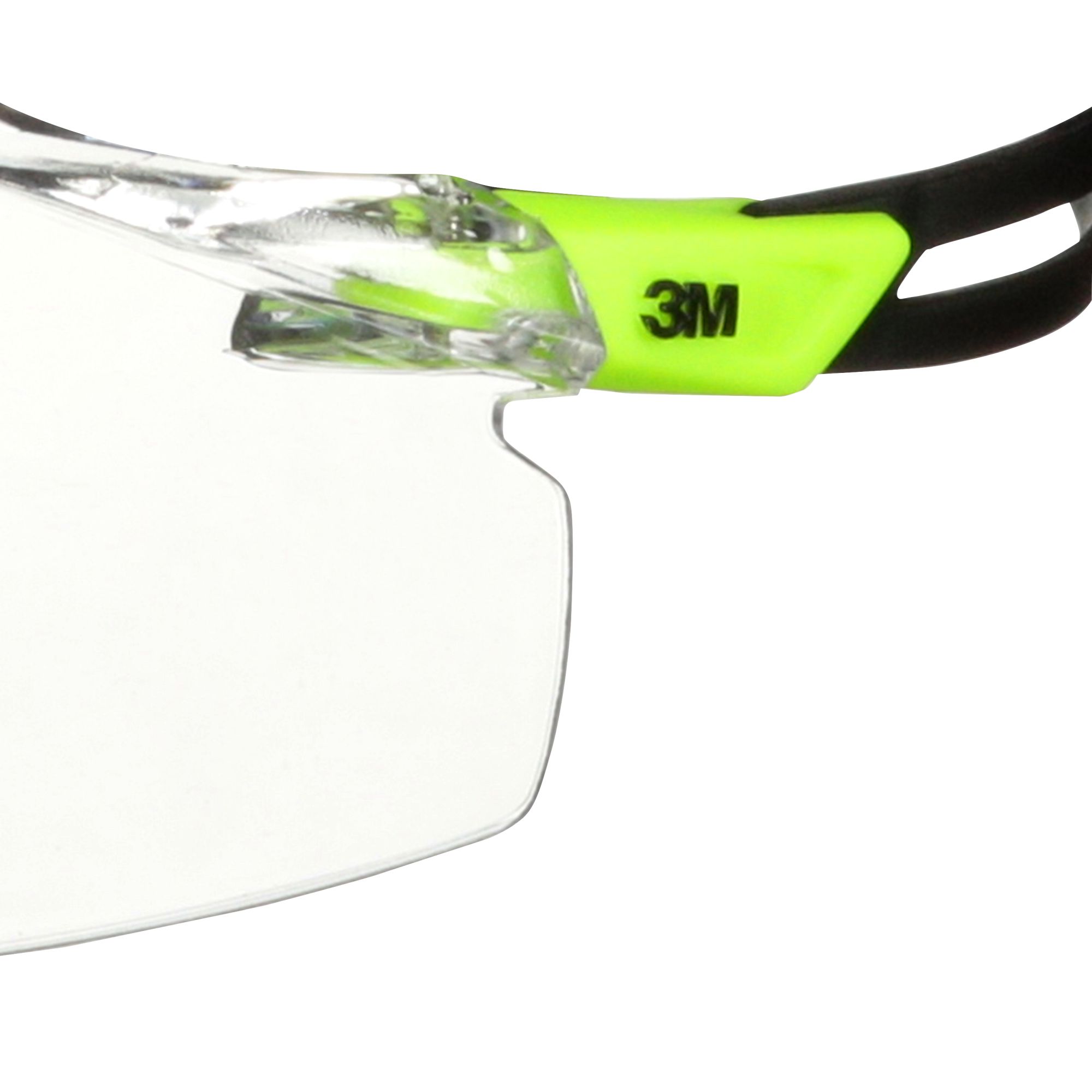 3M™ SecureFit™ 500 Gafas de seguridad, montura verde, recubrimiento antiempañante/antirrayaduras Scotchgard™ (K y N), lente incolora, SF501SGAF-GRN-EU, 20/caja