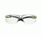 3M™ SecureFit™ 500 Gafas de seguridad, montura verde, recubrimiento antiempañante/antirrayaduras Scotchgard™ (K y N), lente incolora, SF501SGAF-GRN-EU, 20/caja