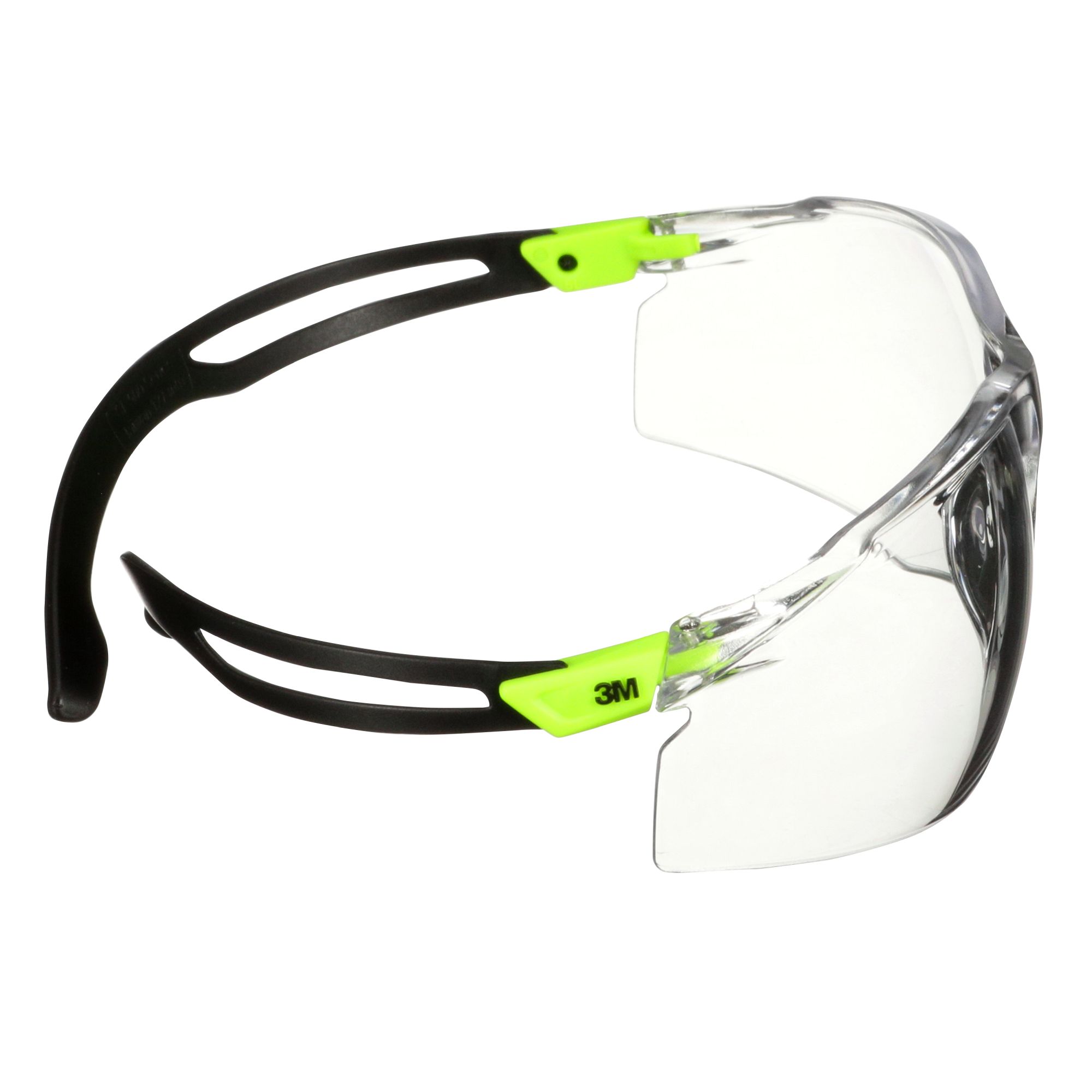 3M™ SecureFit™ 500 Gafas de seguridad, montura verde, recubrimiento antiempañante/antirrayaduras Scotchgard™ (K y N), lente incolora, SF501SGAF-GRN-EU, 20/caja