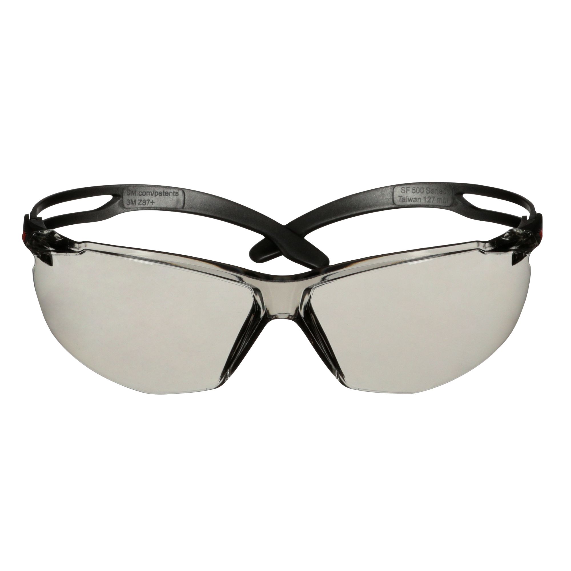 3M™ SecureFit™ 500 Gafas de seguridad, montura negra, recubrimiento antiempañante/antirrayaduras Scotchgard™ (K y N), lente gris claro para interior/exterior, SF507SGAF-BLK-EU, 20/caja