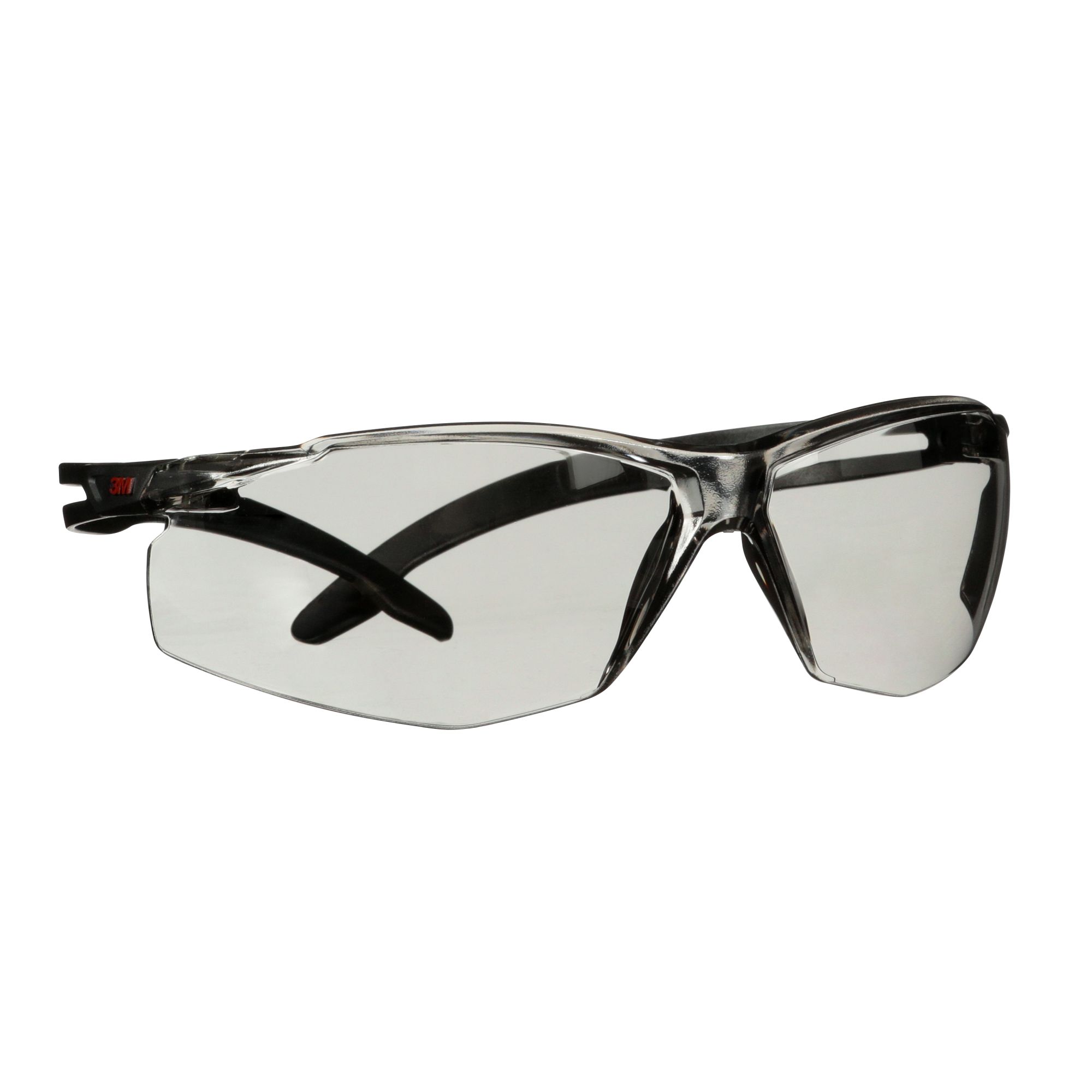 3M™ SecureFit™ 500 Gafas de seguridad, montura negra, recubrimiento antiempañante/antirrayaduras Scotchgard™ (K y N), lente gris claro para interior/exterior, SF507SGAF-BLK-EU, 20/caja